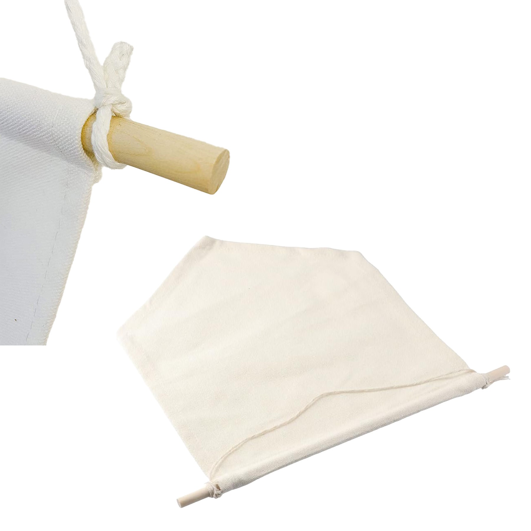 Blank Canvas Flag Banner Wall Mount Bracket 2