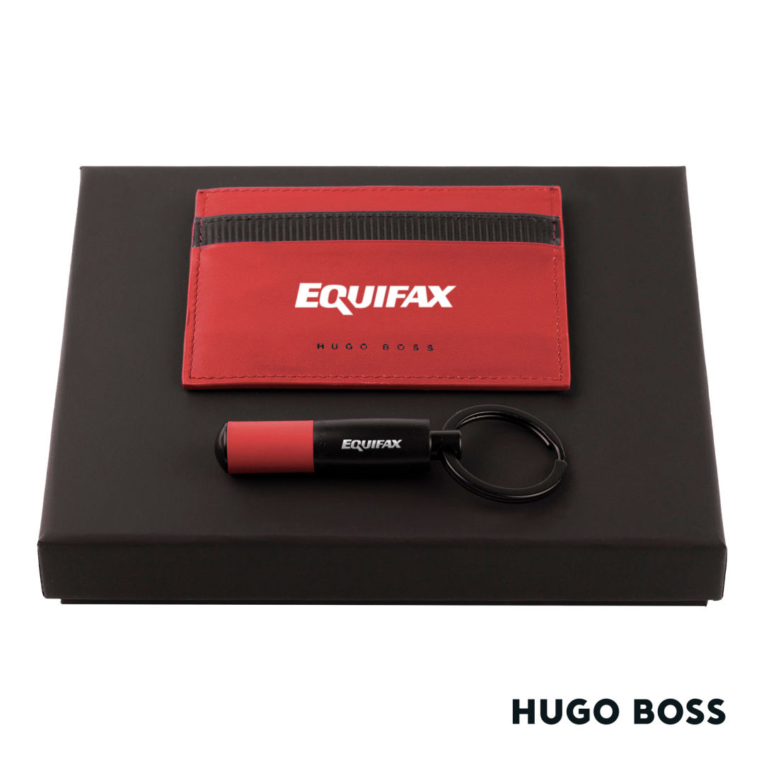 Hugo Boss® Matrix Card Holder/Gear Matrix Key Ring 4