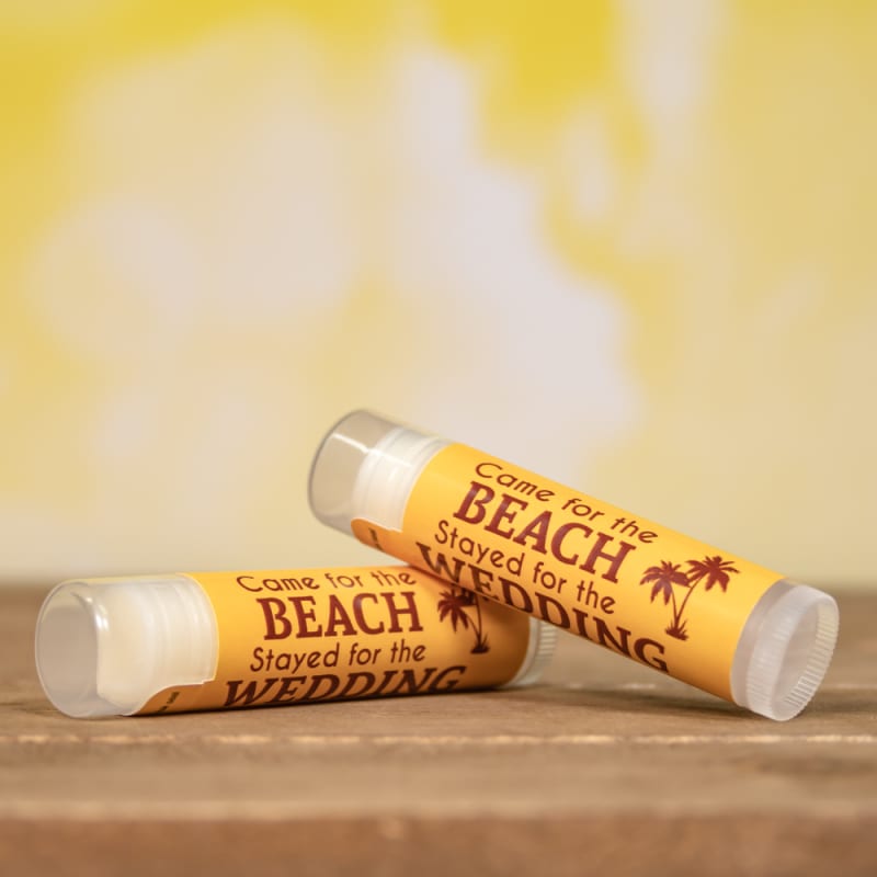 Natural Beeswax Lip Balm - One Imprint Color 1