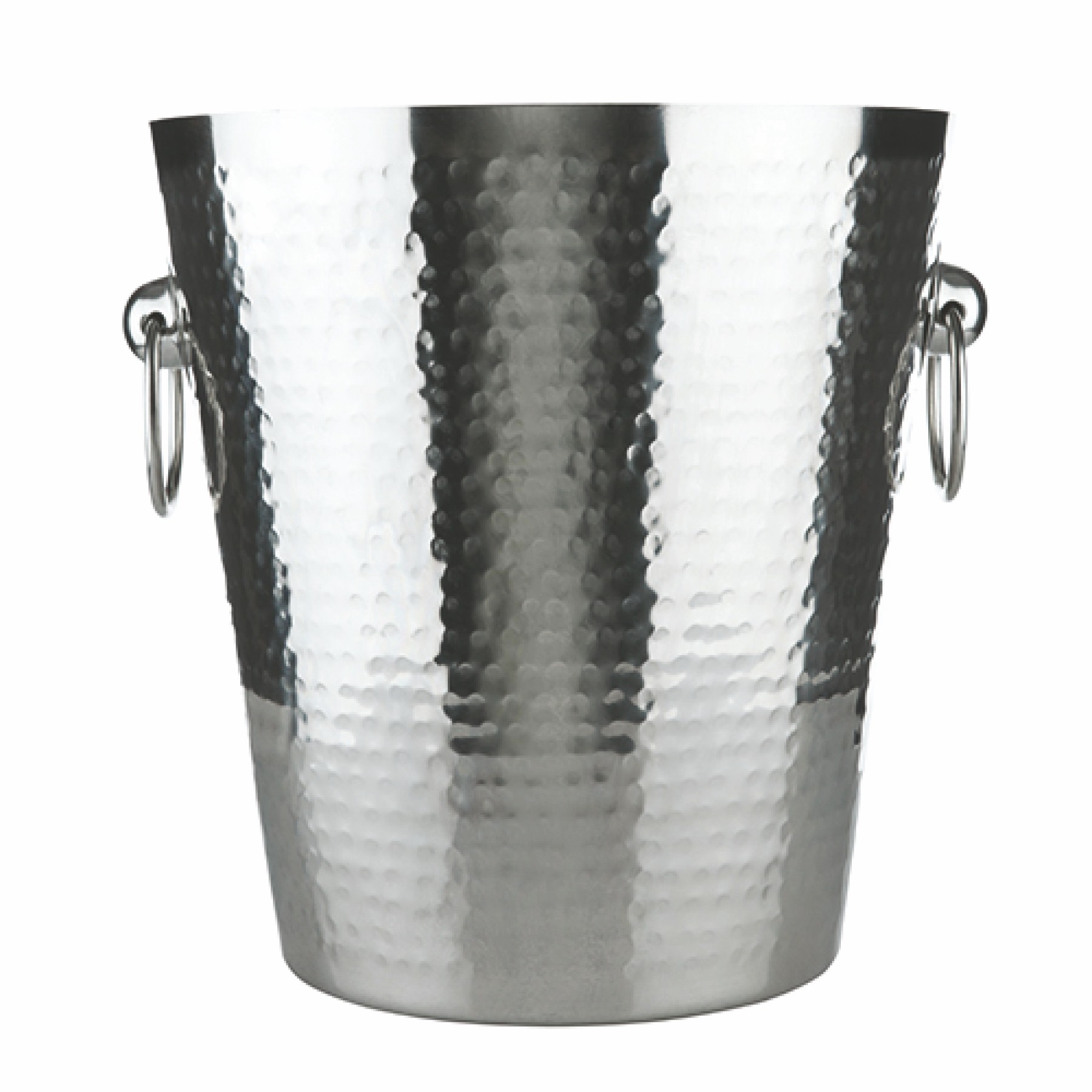 Viski® Hammered Ice Bucket 1