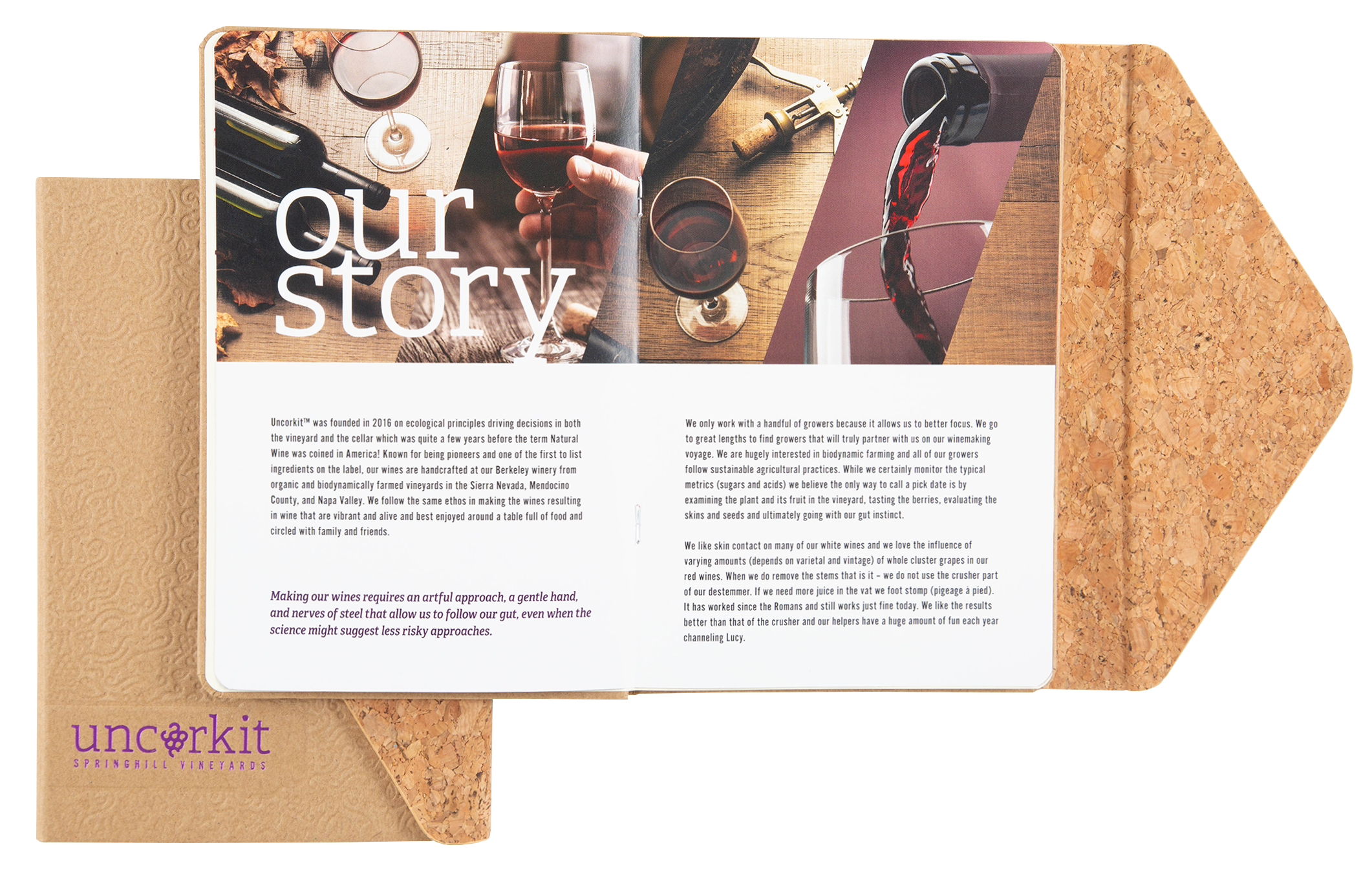 Cork & Craft Journal w/ Tip-In