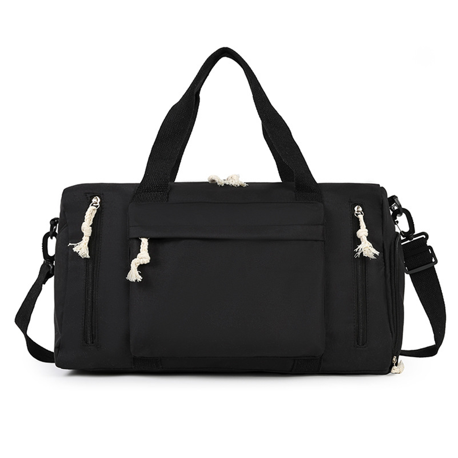 Crossbody Polyester Duffel Bag w/ Shoe Compartment 6