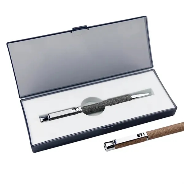 PU Leather and Metal Twist-Action Pen 4