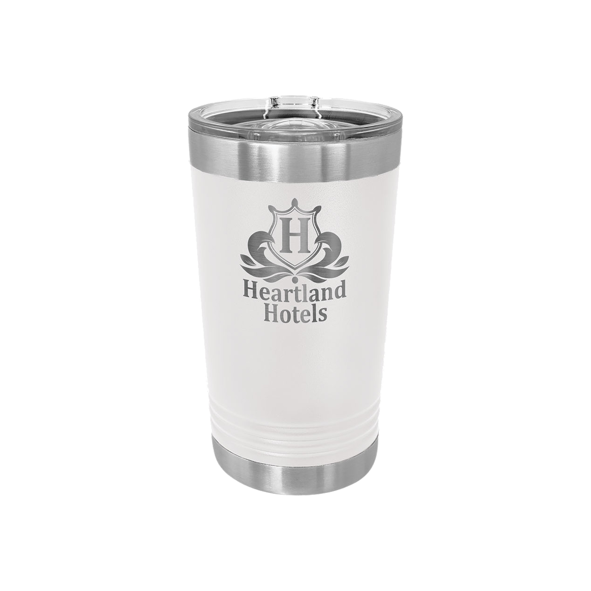 Polar Camel 16oz Stainless Steel Pint w/ Sliding Lid 75