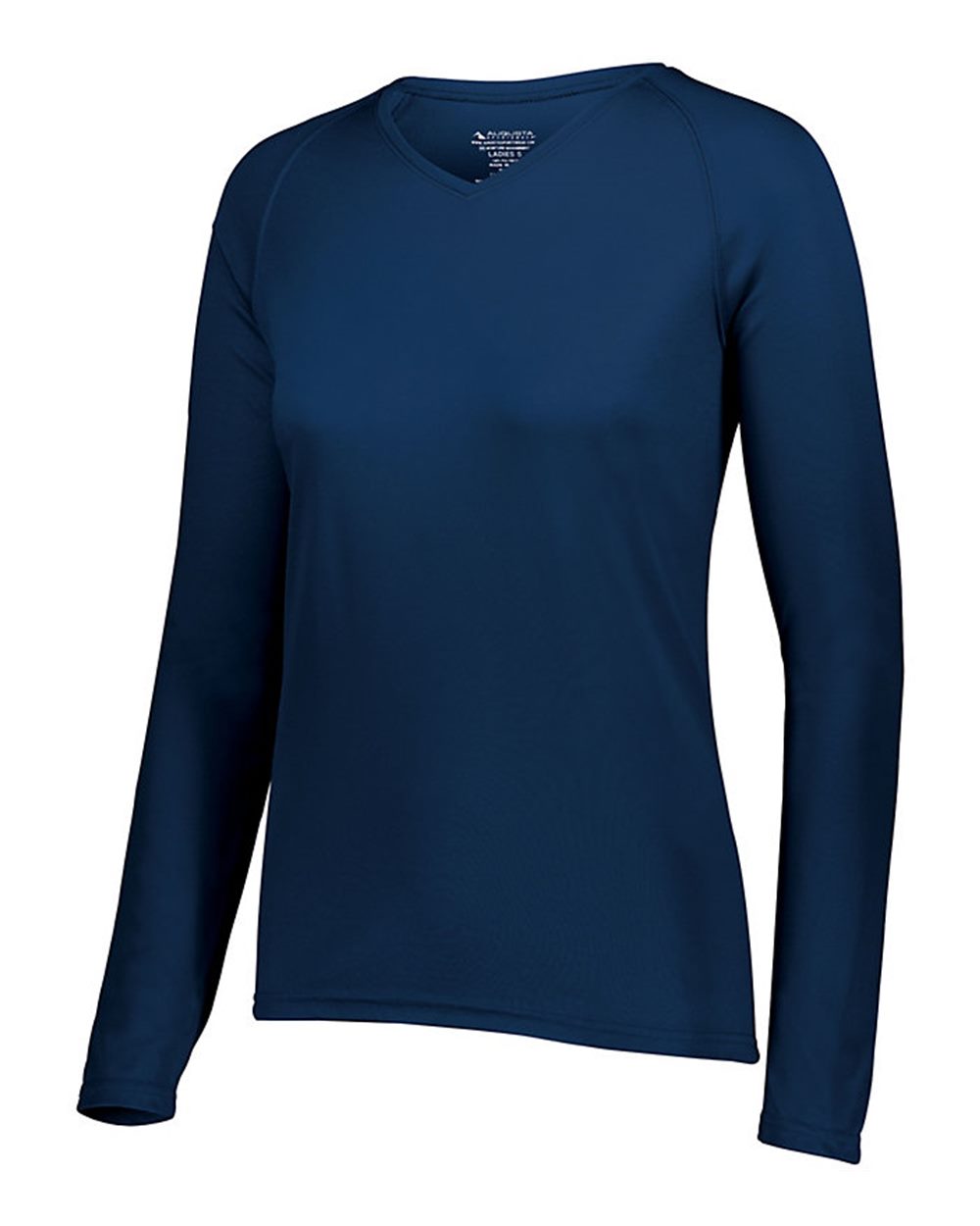 Women's Attain Wicking Long Sleeve V-Neck T-Shirt - 2797 16