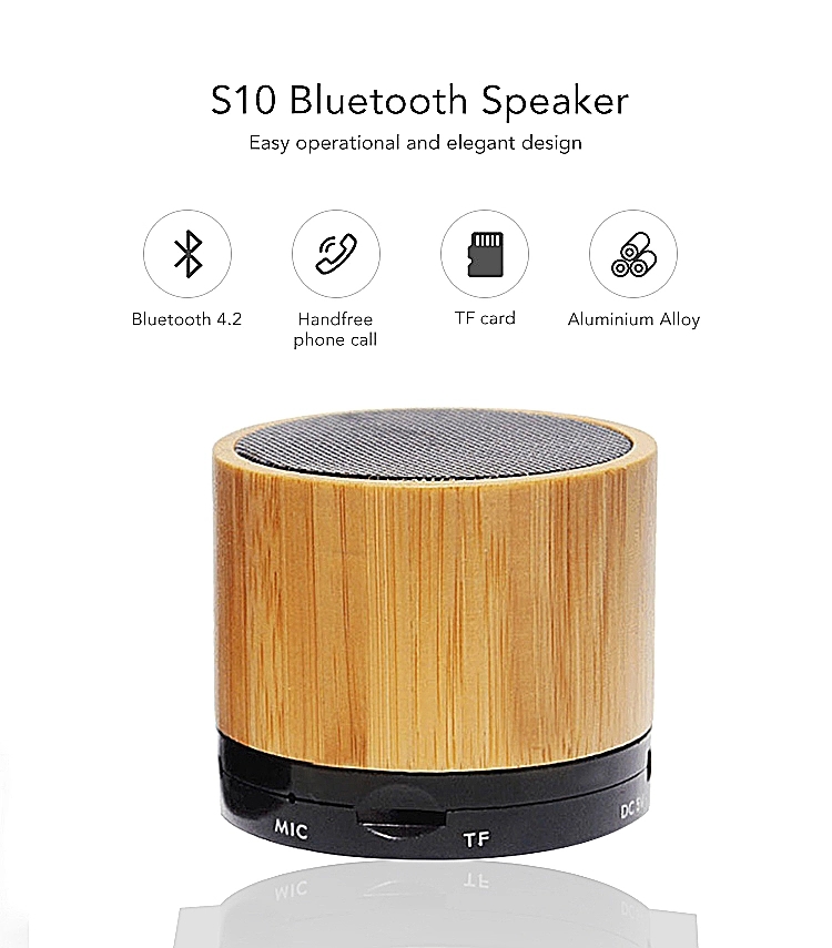 Bamboo Bluetooth Speaker 6