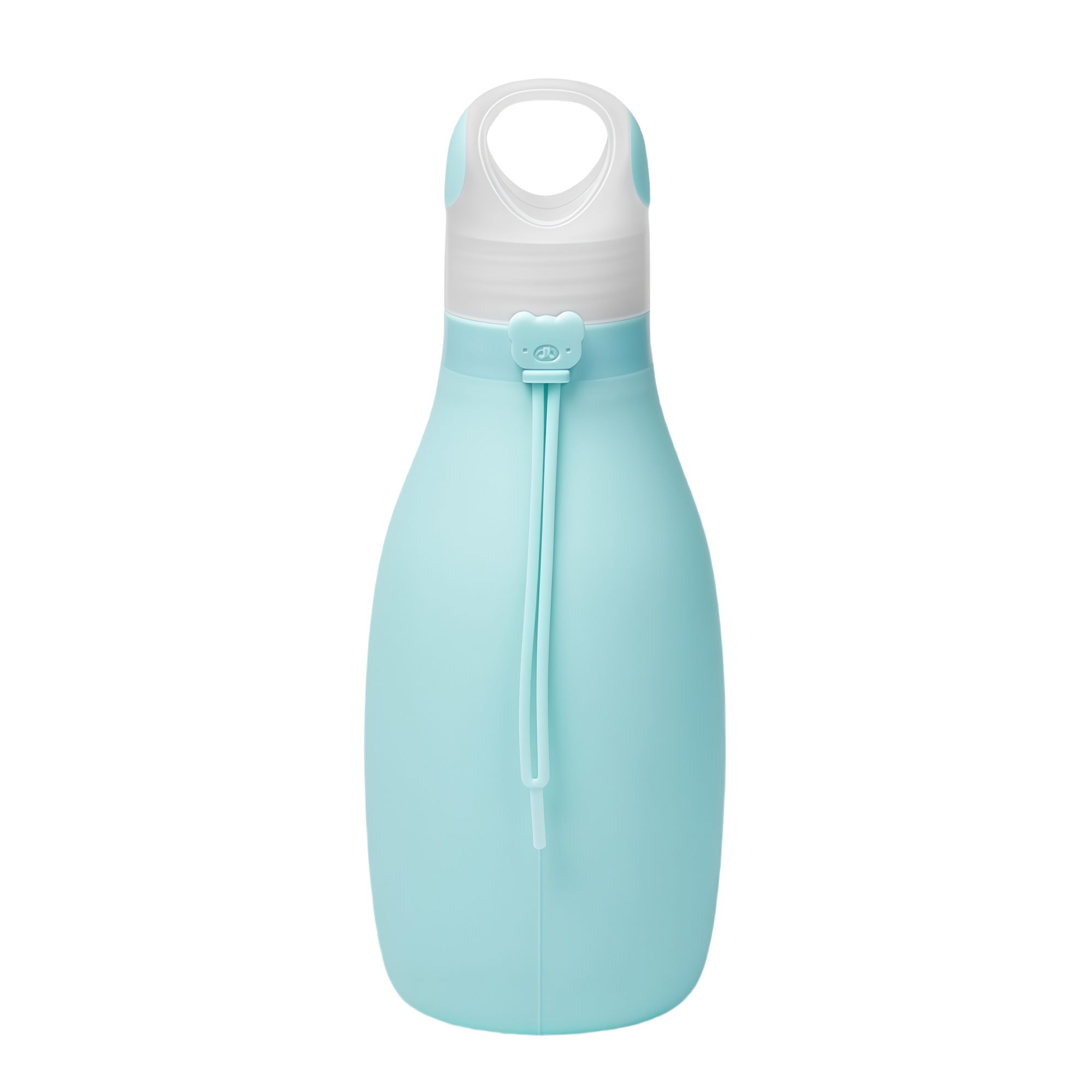 500ml Collapsible Silicone Water Bottle for Outdoor Cycling Sports Ins Style Student with Rope 6