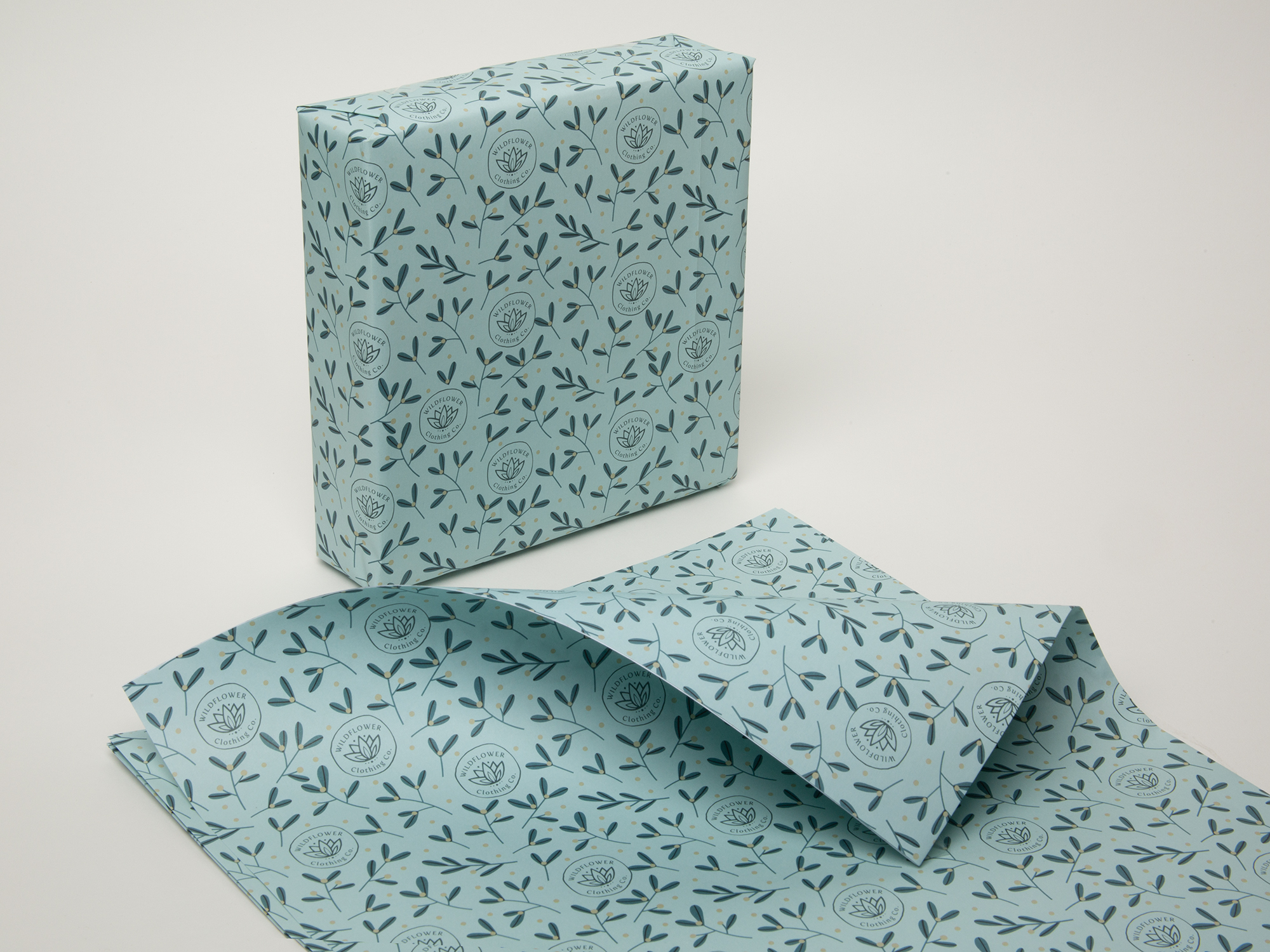 Full Bleed Custom Gift Wrap Sheets - 50lb