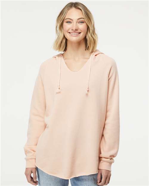 Women's Lightweight California Wave Wash Hooded Sweatshirt - PRM2500 34