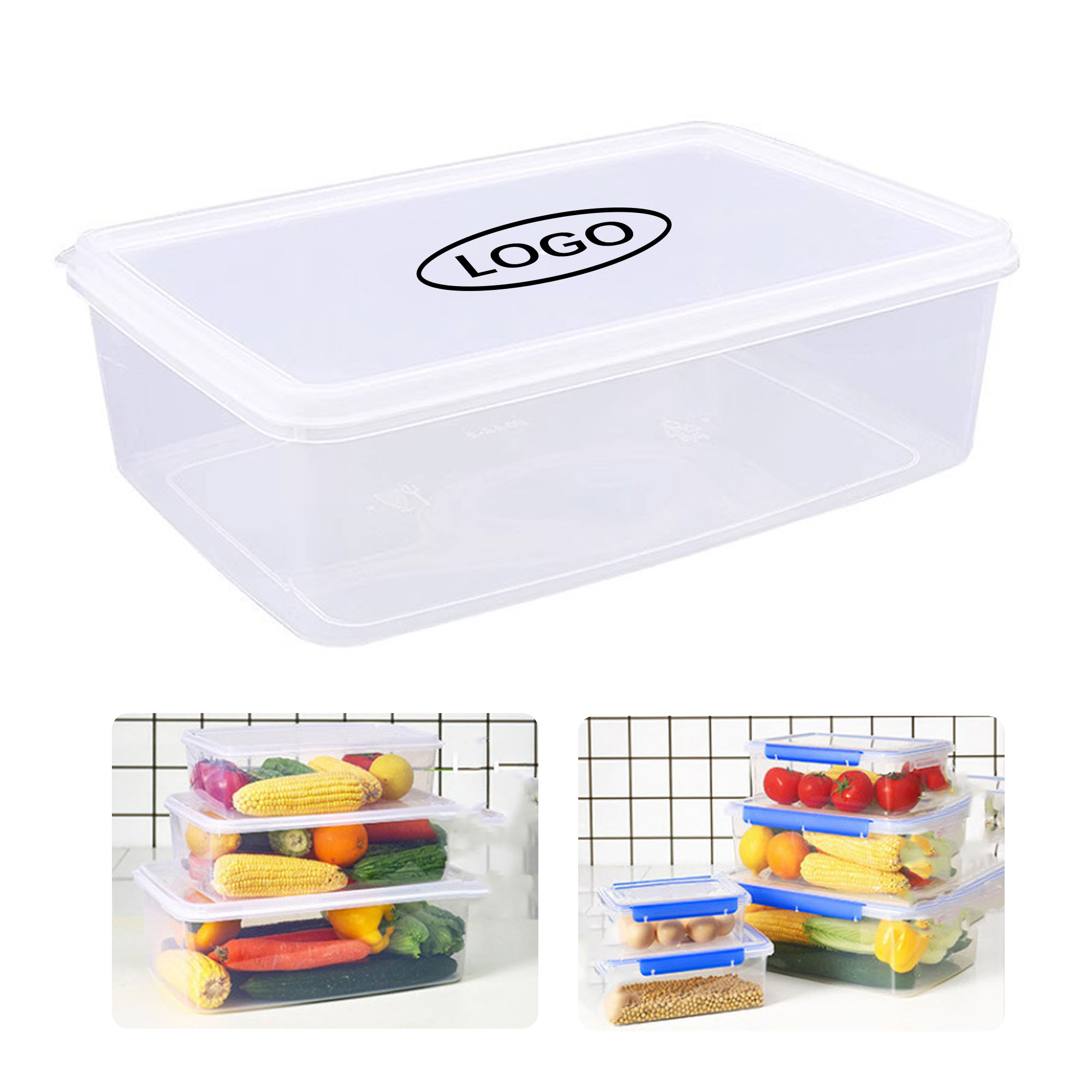 Kitchen Rectangular Storage Box PP 2