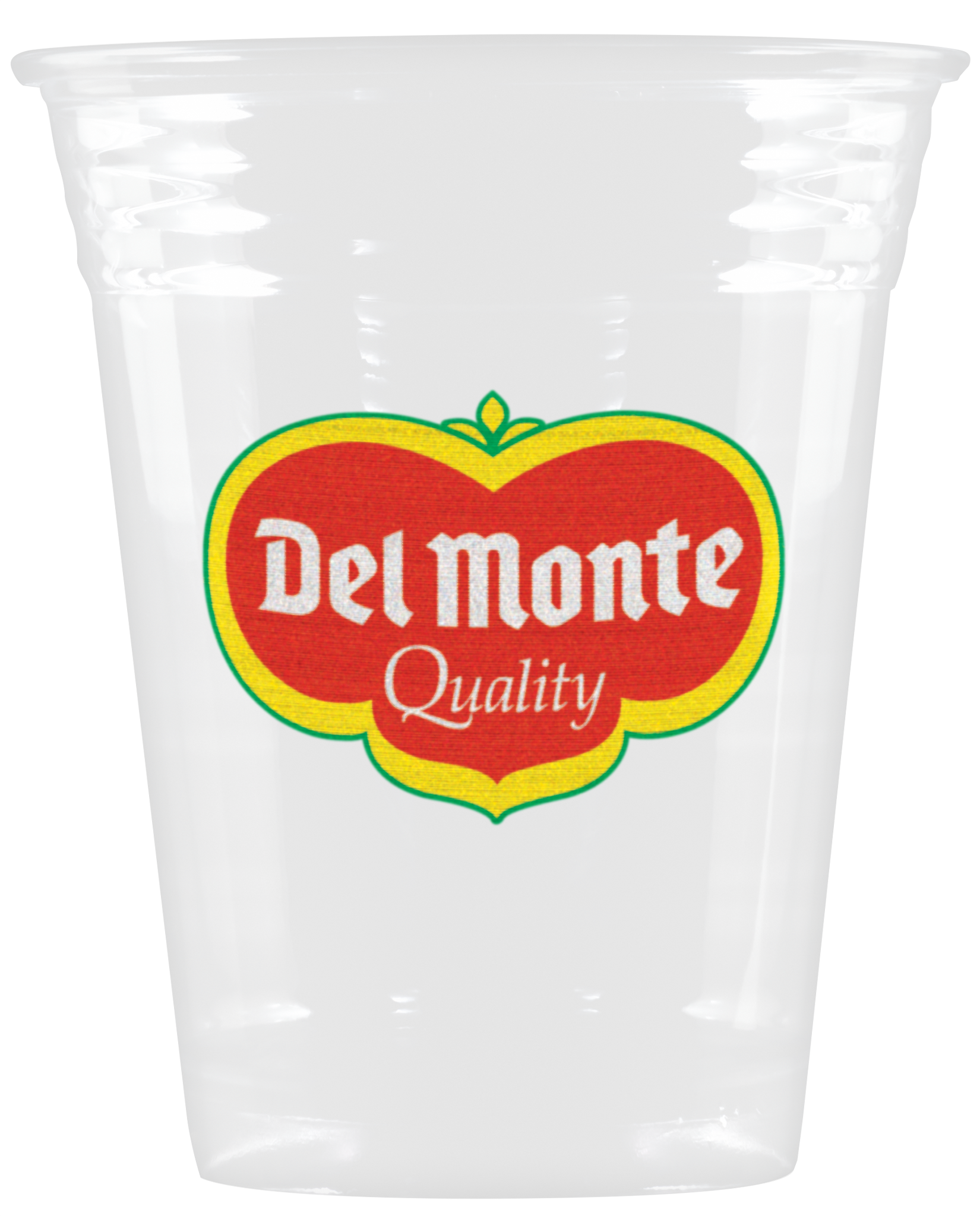 16/18 oz Soft Sided Plastic Cup Clear Digital Print 2