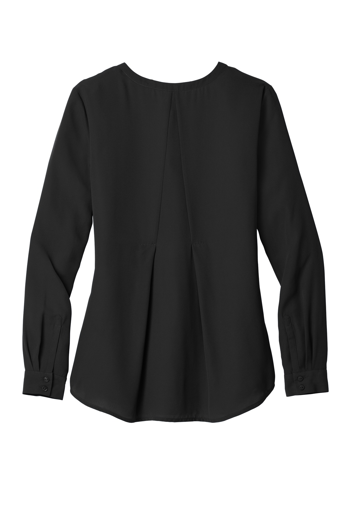 Women's Long Sleeve Button-Front Blouse