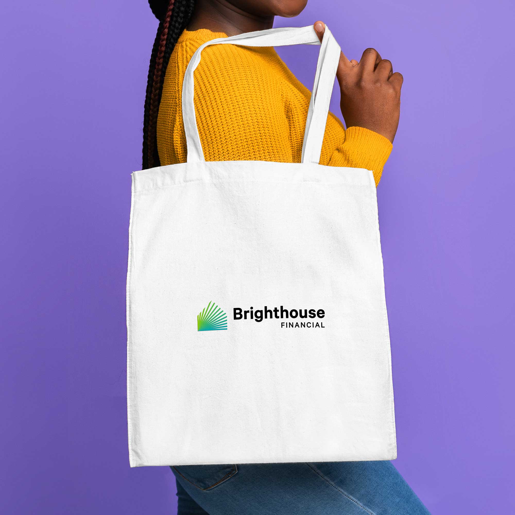 15"x16" Calico Cotton Tote Bag - 140GSM 9