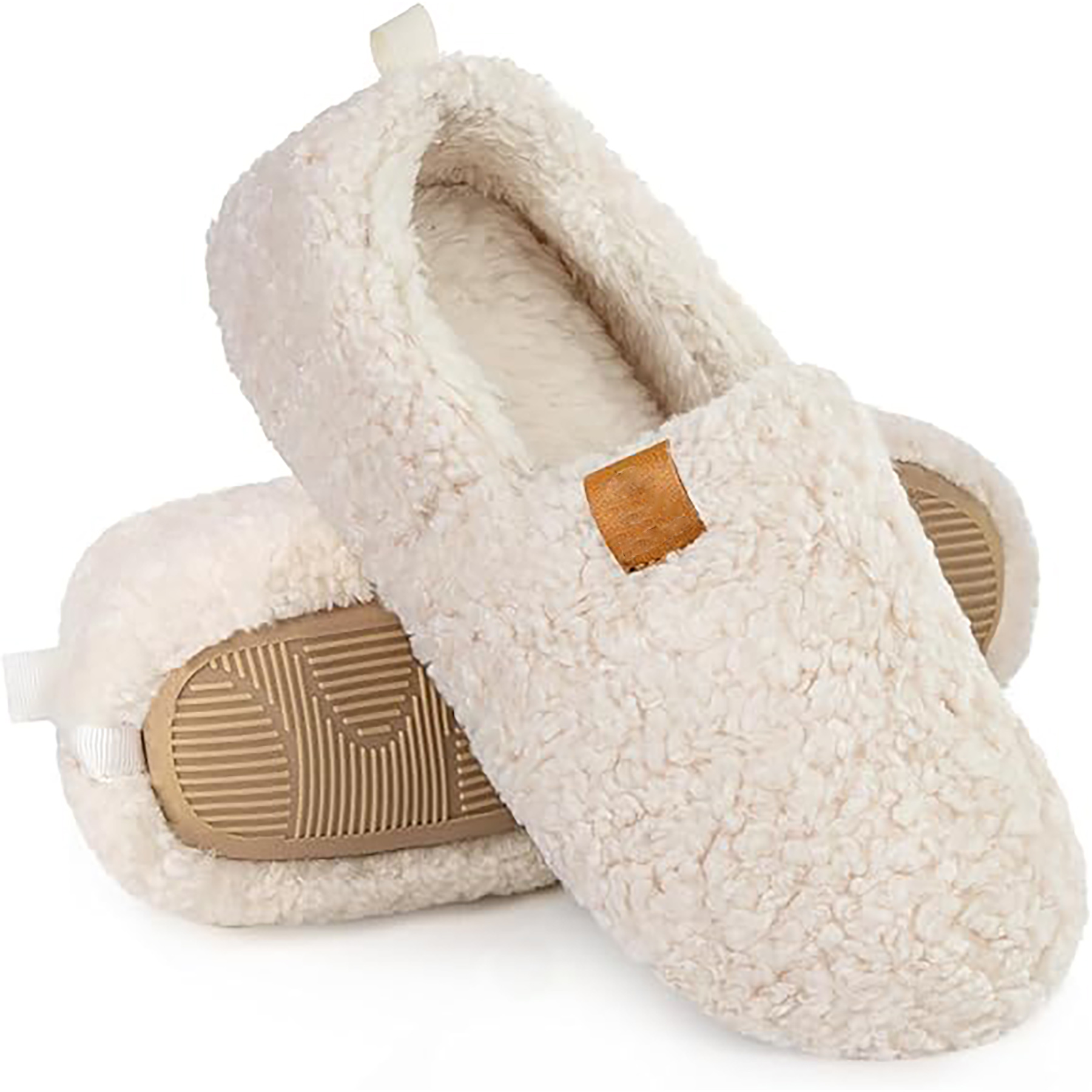 Women's Soft Curly Full Slippers 6