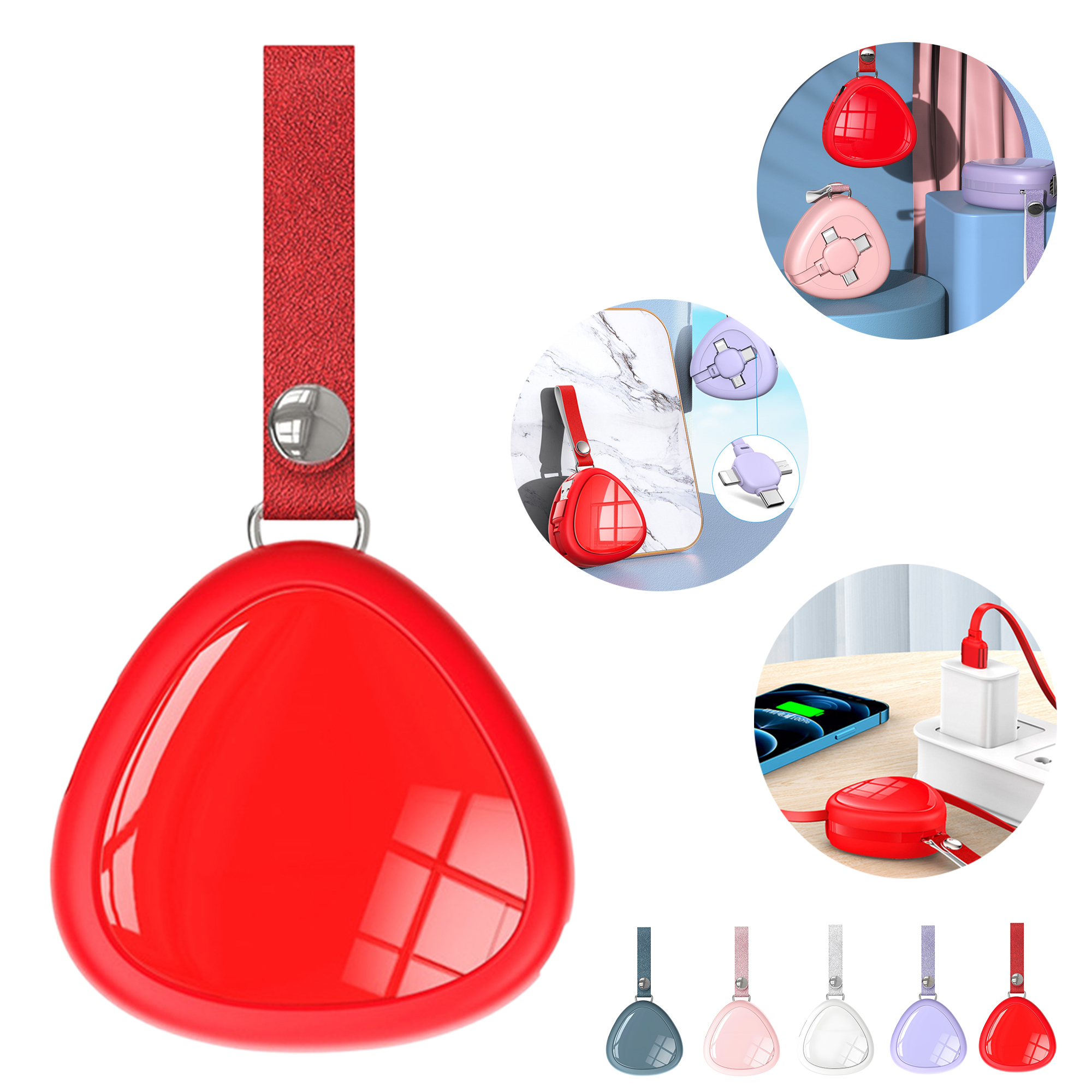 5A 3-in-1 Fast Charging Cable with Retractable Design 7