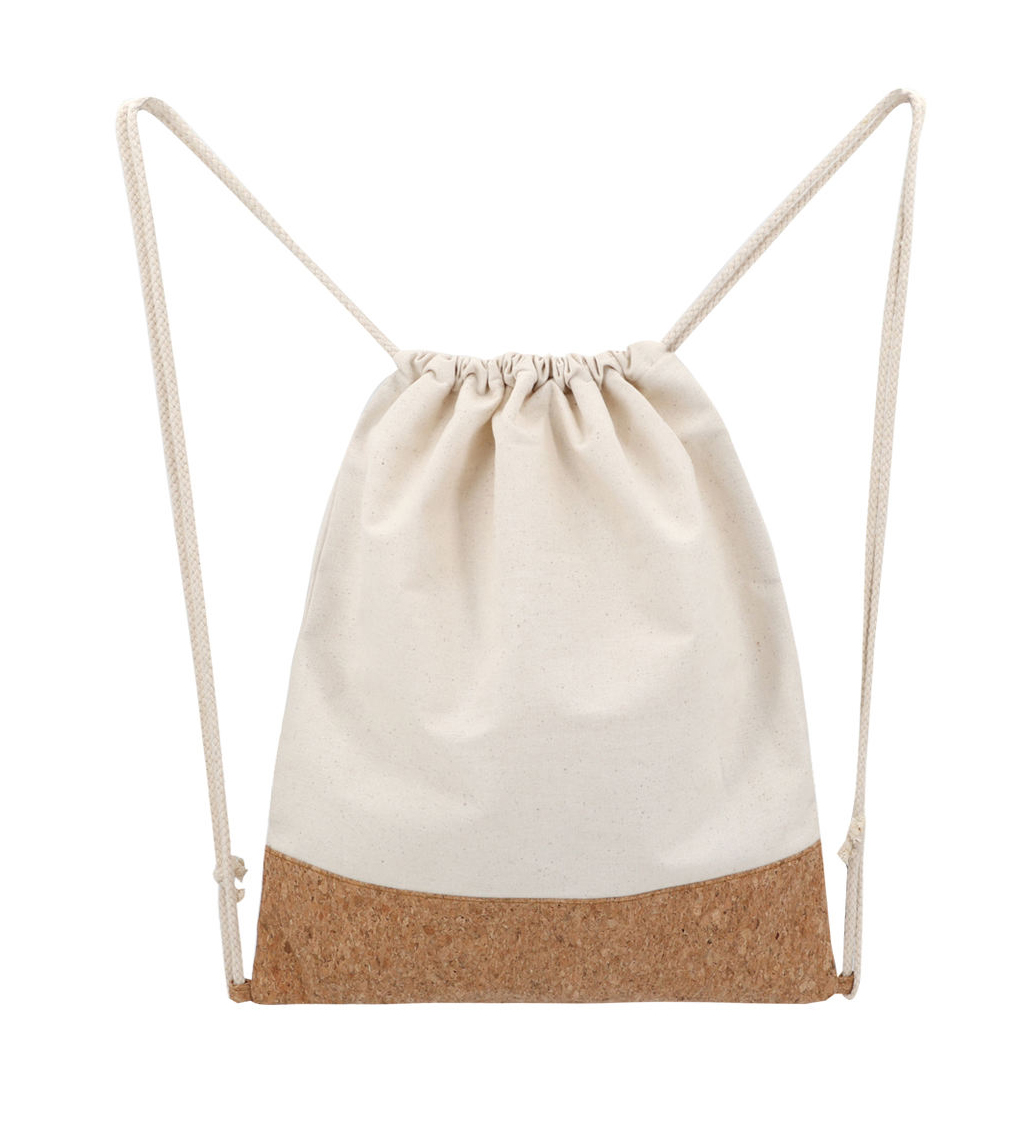 Cotton and Cork Drawstring Bag 2