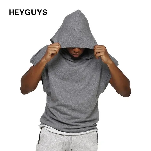 Men's Sleeveless Hoodie, custom hoodie or sweatshirt with logo imprint 5