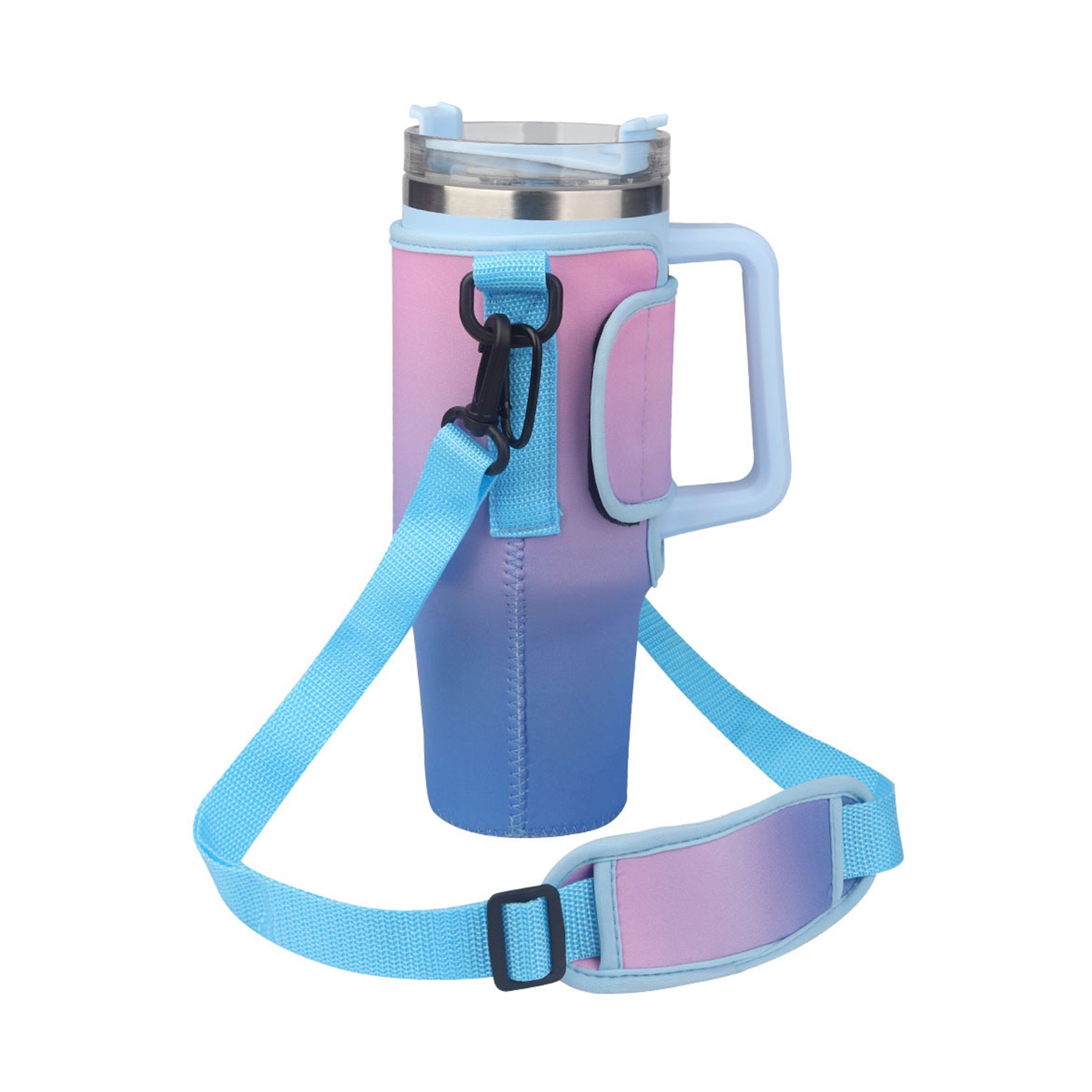 40 Oz. Adjustable Tumbler Sleeve Carrier Bag with Strap 3