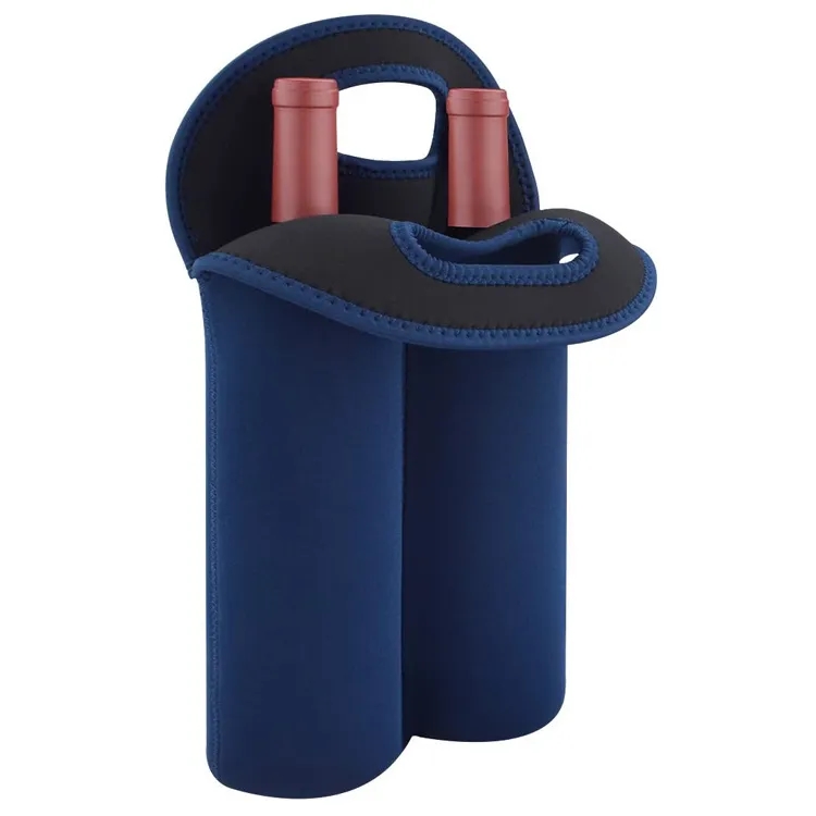 Insulated Neoprene Wine Carrier Tote Bag 2