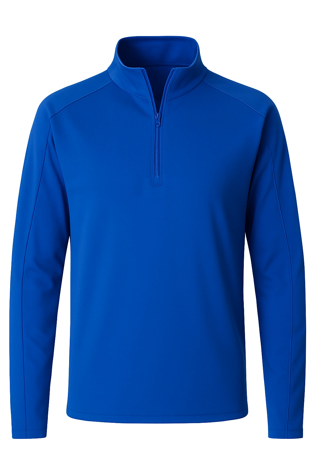 MENS WICKING SOLID 1/4 ZIP LS PULLOVER 36