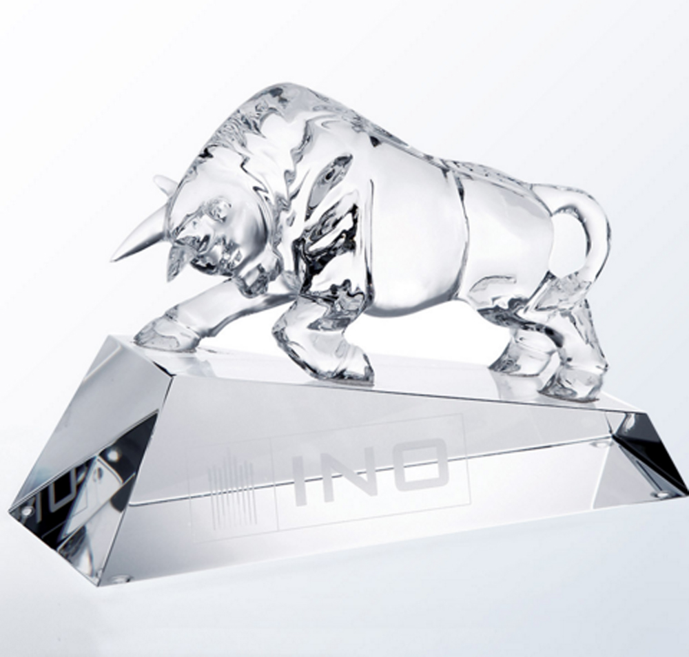 Optimistic Optic Crystal Bull Award 2