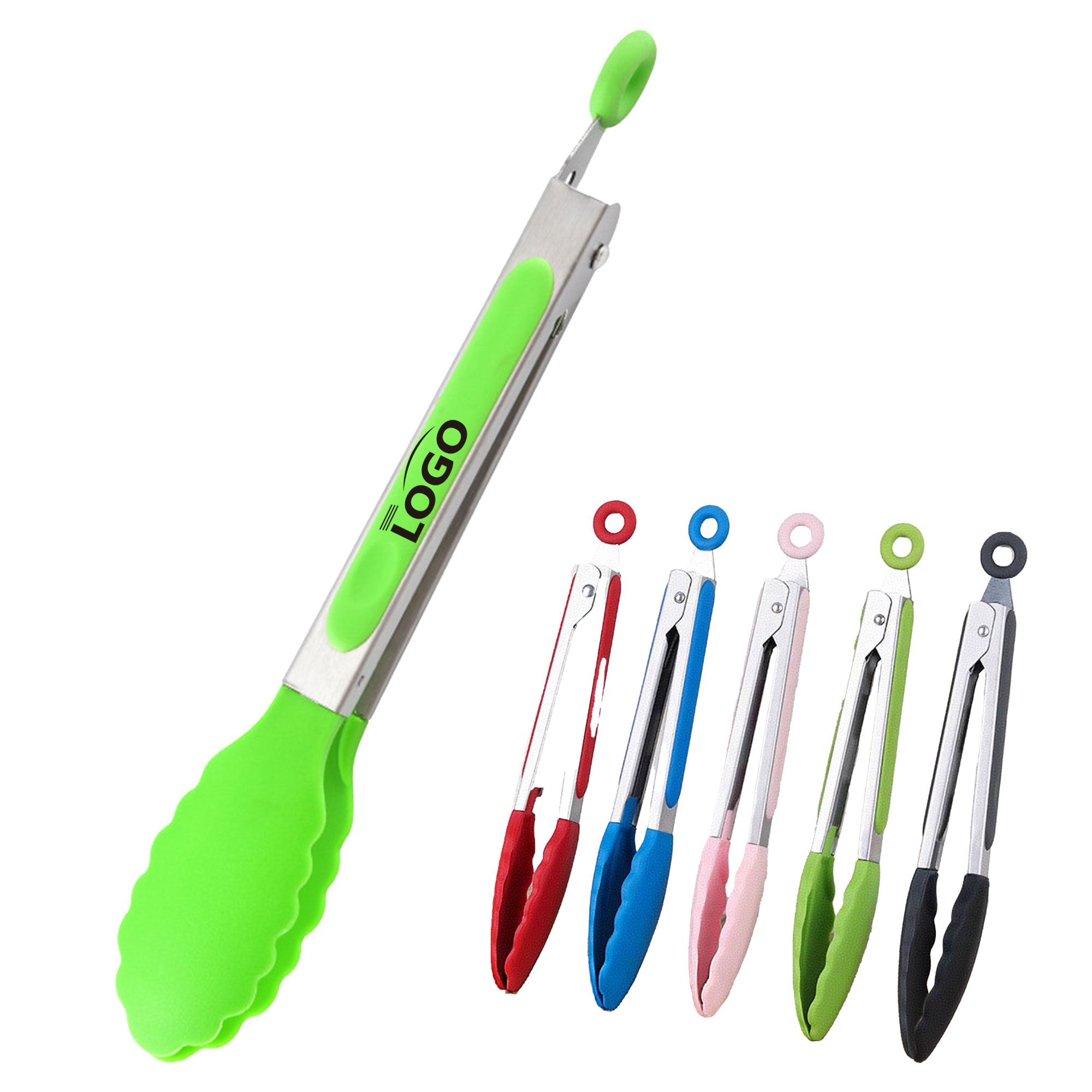 Heat-Resistant Nylon Food Grilling Tongs 2