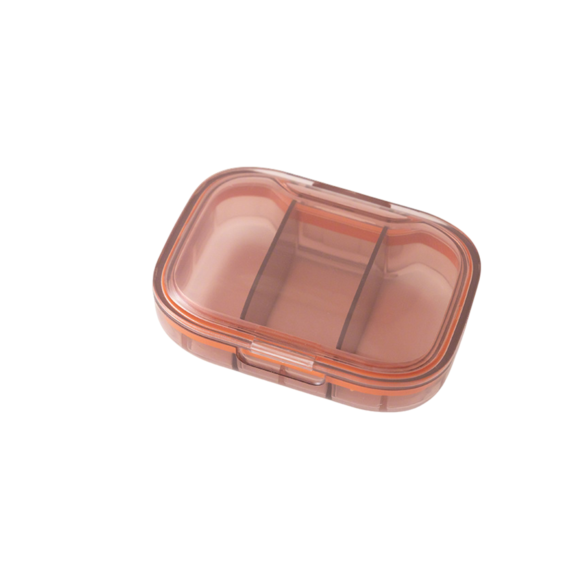 Compact Triple Slot Travel Pill Organizer ABS 3