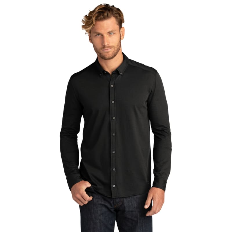 OGIO Code Stretch Long Sleeve Button-Up. 4