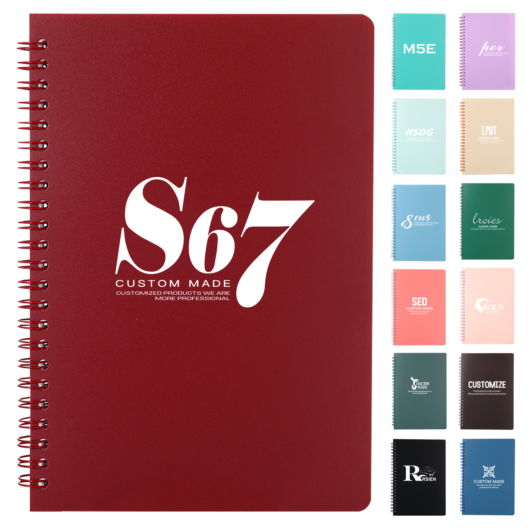 Recycled Spiral Notebook 12