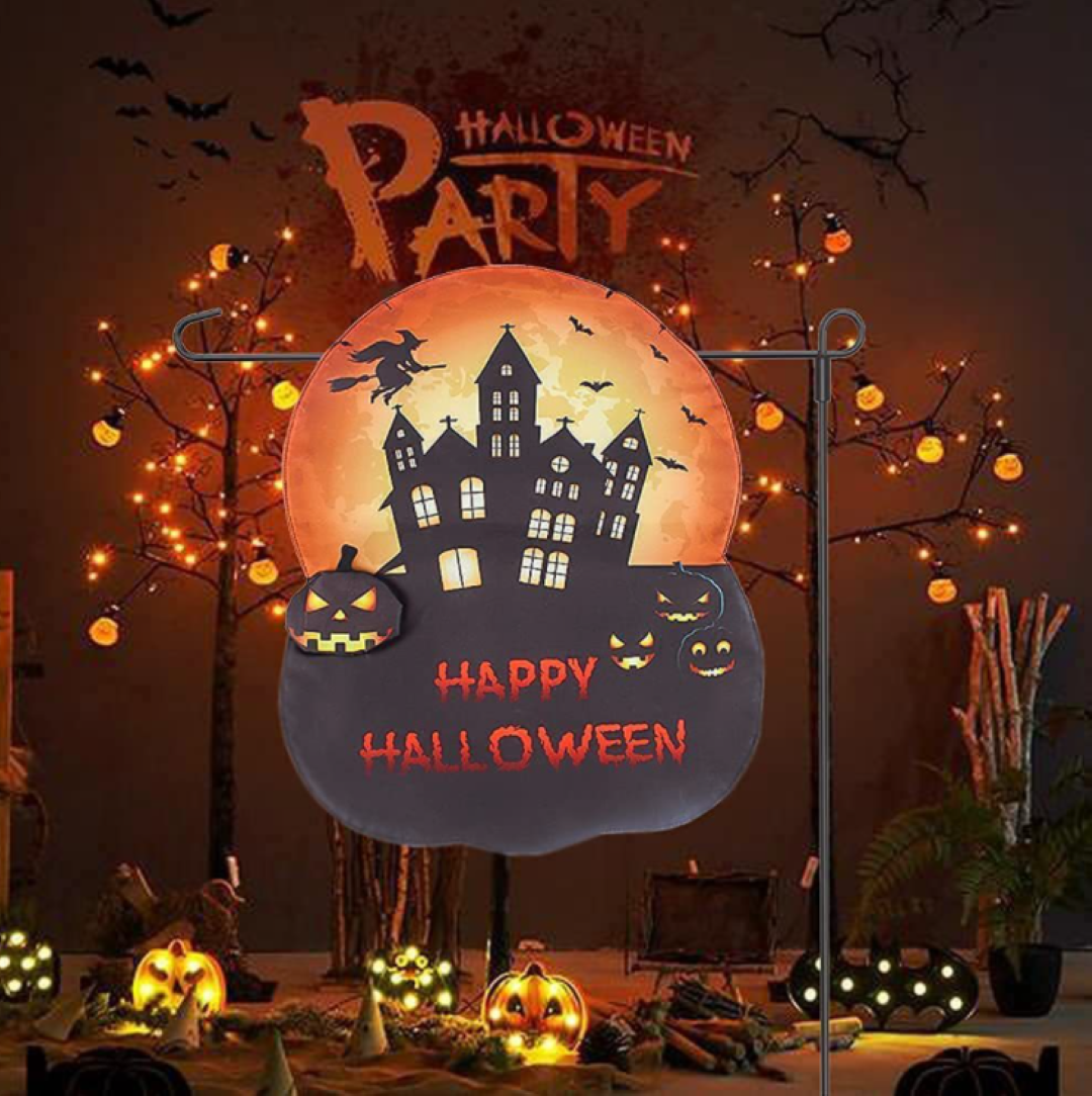 Halloween garden flags 3
