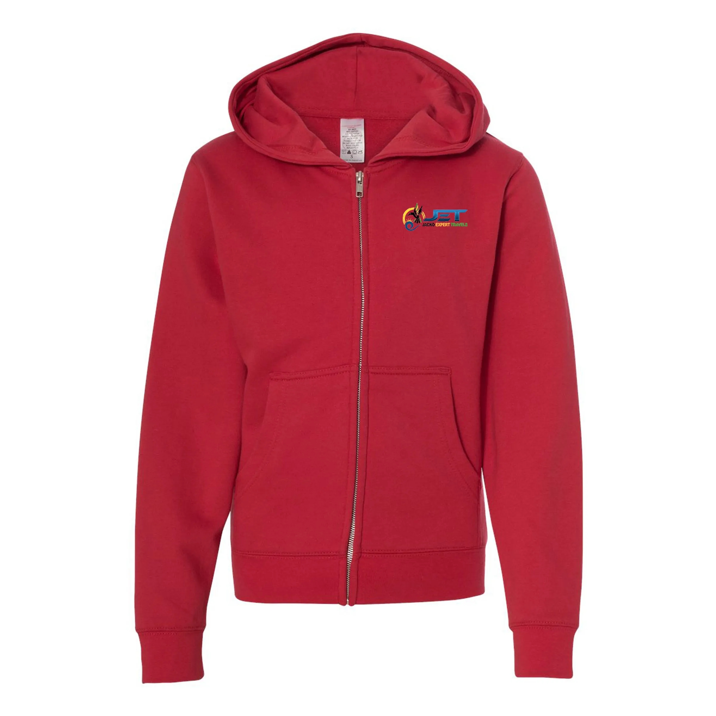 Independent Trading Co. Youth Midweight Zip Hooded 47