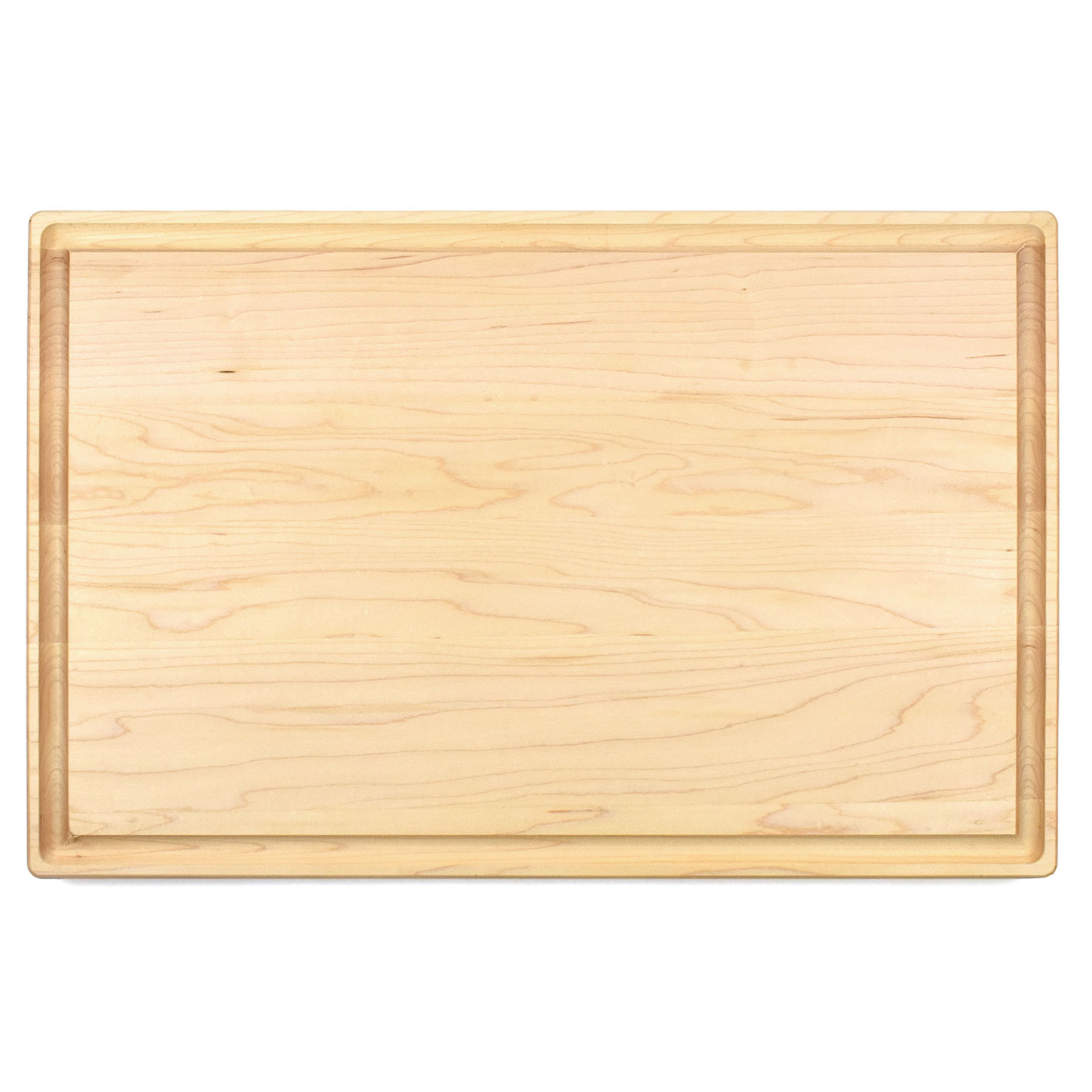 11" x 17" x 1" Maple Cutting Board with Juice Groove 5