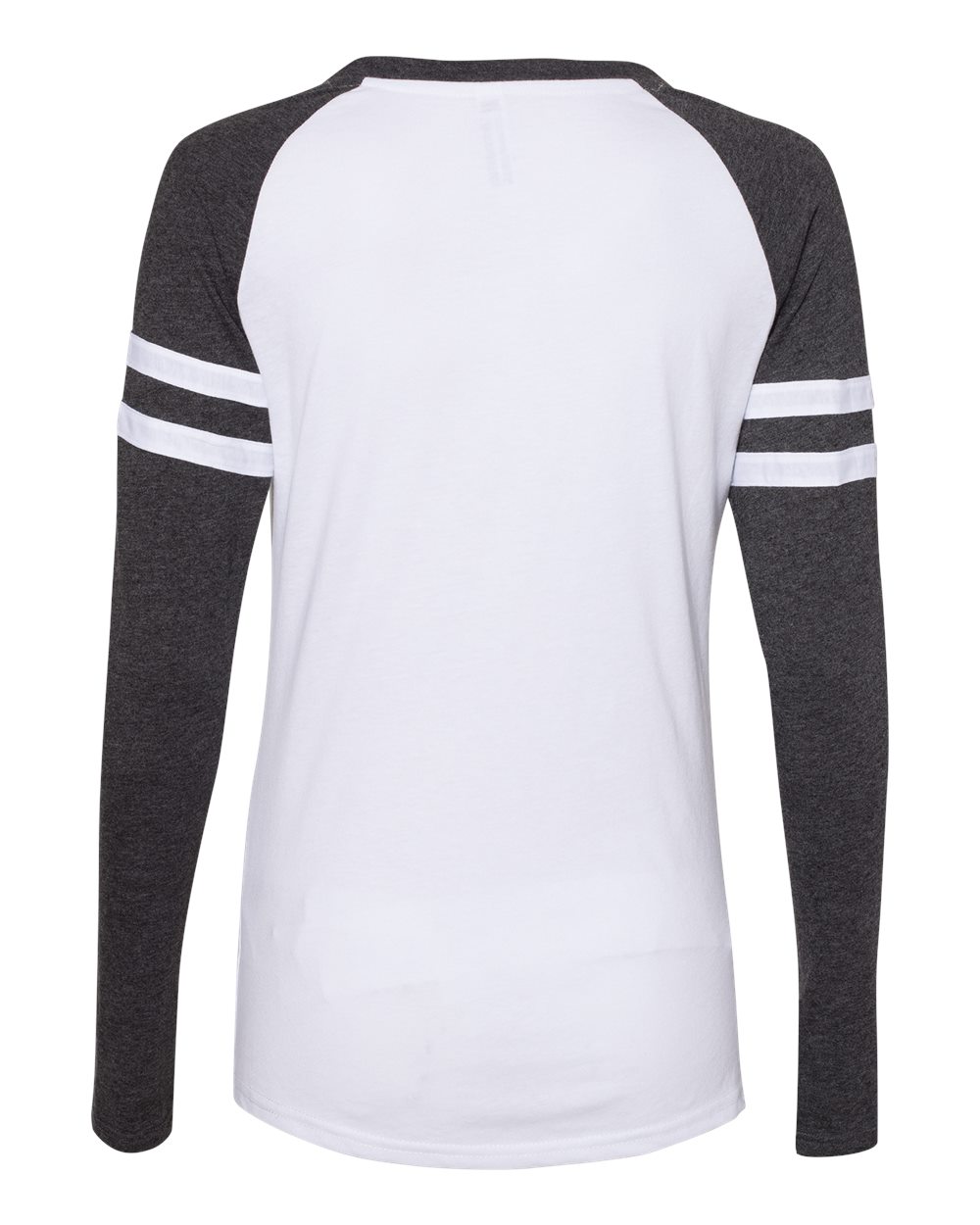 Women's Fine Jersey Mash Up Long Sleeve T-Shirt - 3534 8