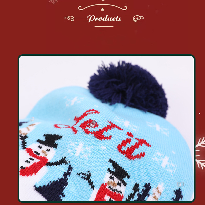LED Christmas Holiday Hat for Unisex Kids Adults 29