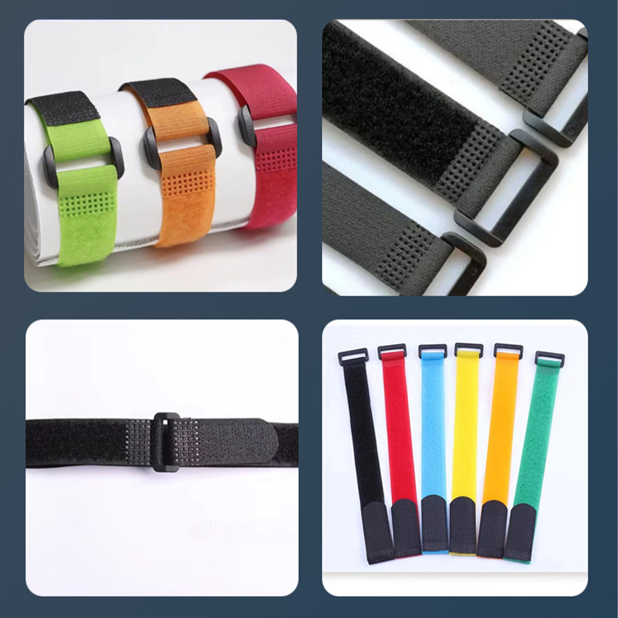 Nylon hook and loop Strap 4