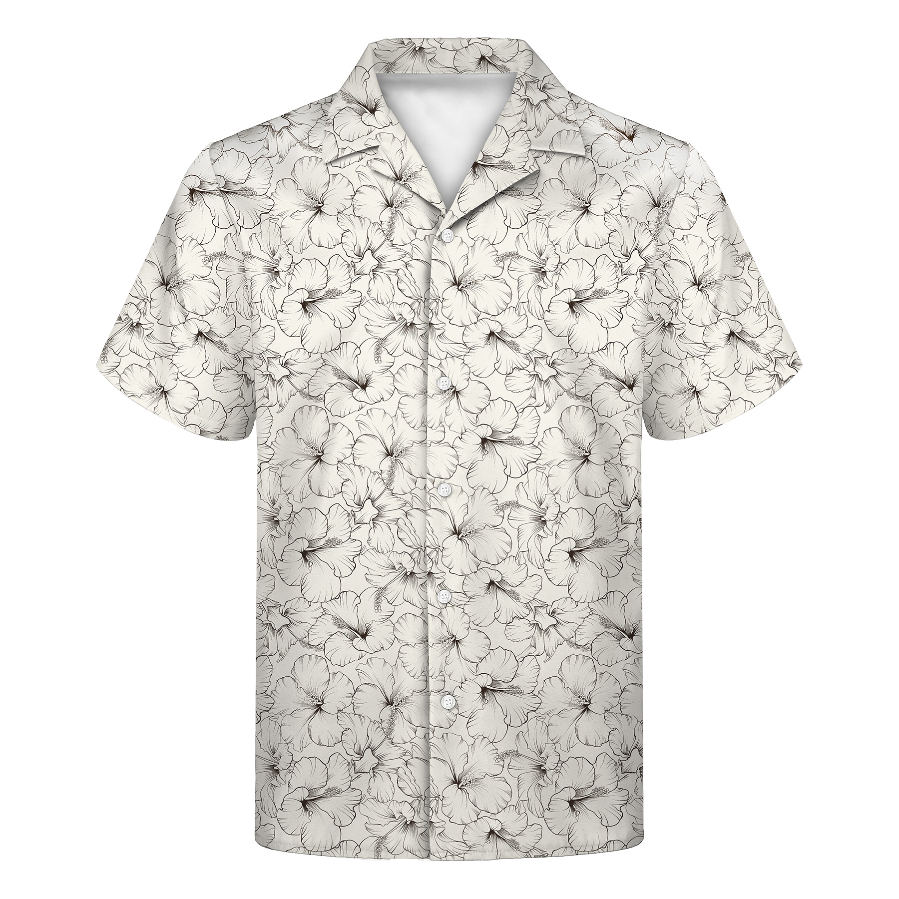 135gsm Sublimated Hawaiian Cuban Collar Camp Shirt-UPF 50+ 8