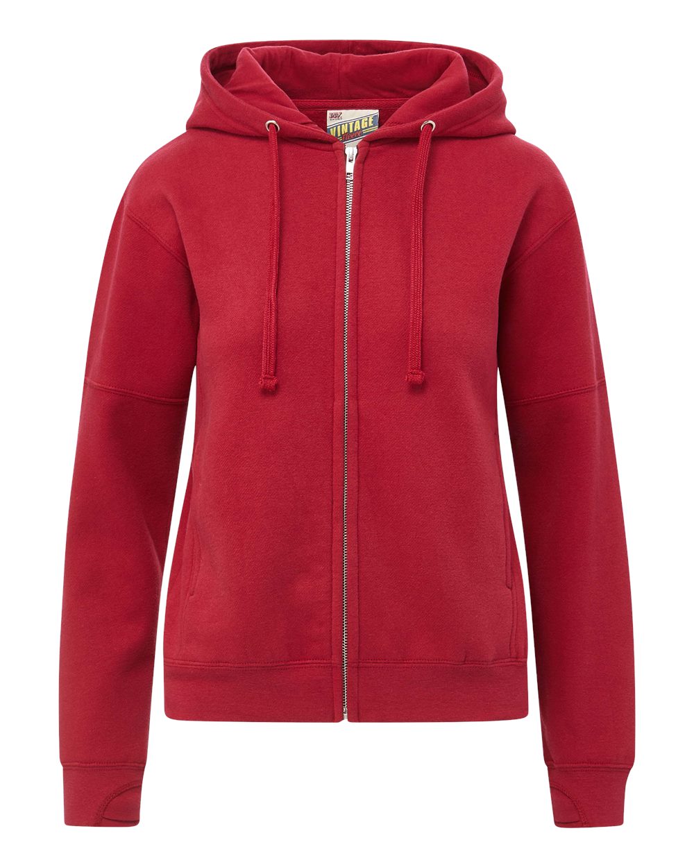Women's Vintage Fleece Hooded Full-Zip Sweatshirt - W25165 12