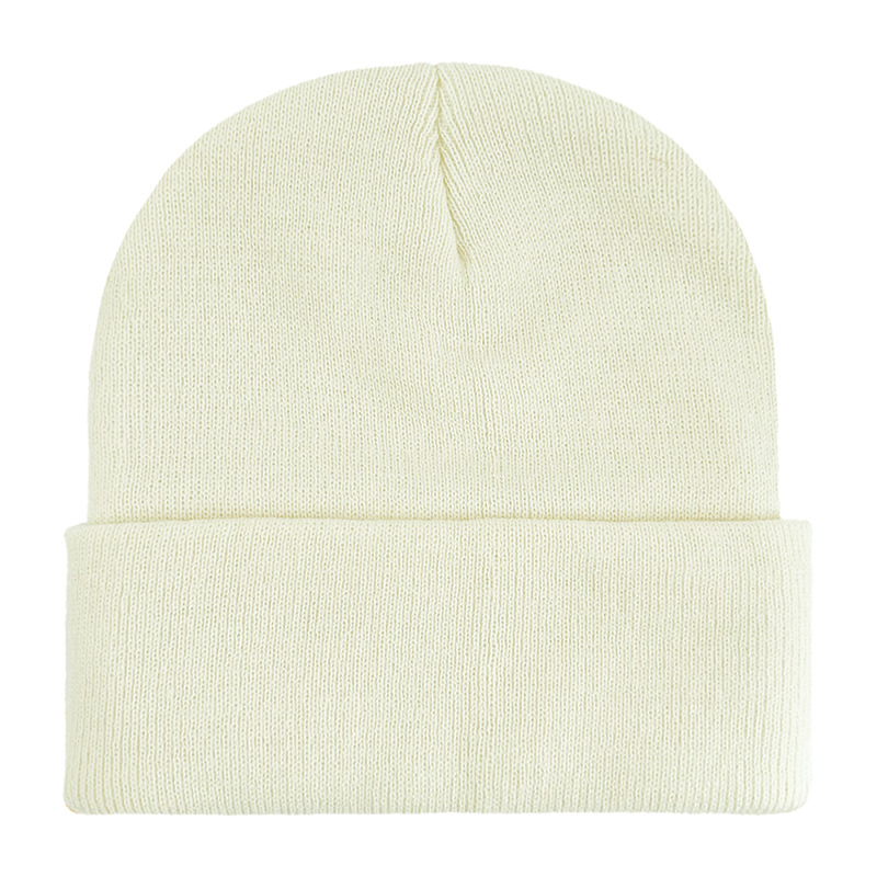 Knitted Cuffed Rolled Beanie 17