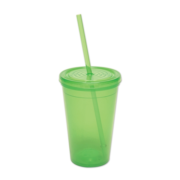 16oz Tumbler w/Straw 4