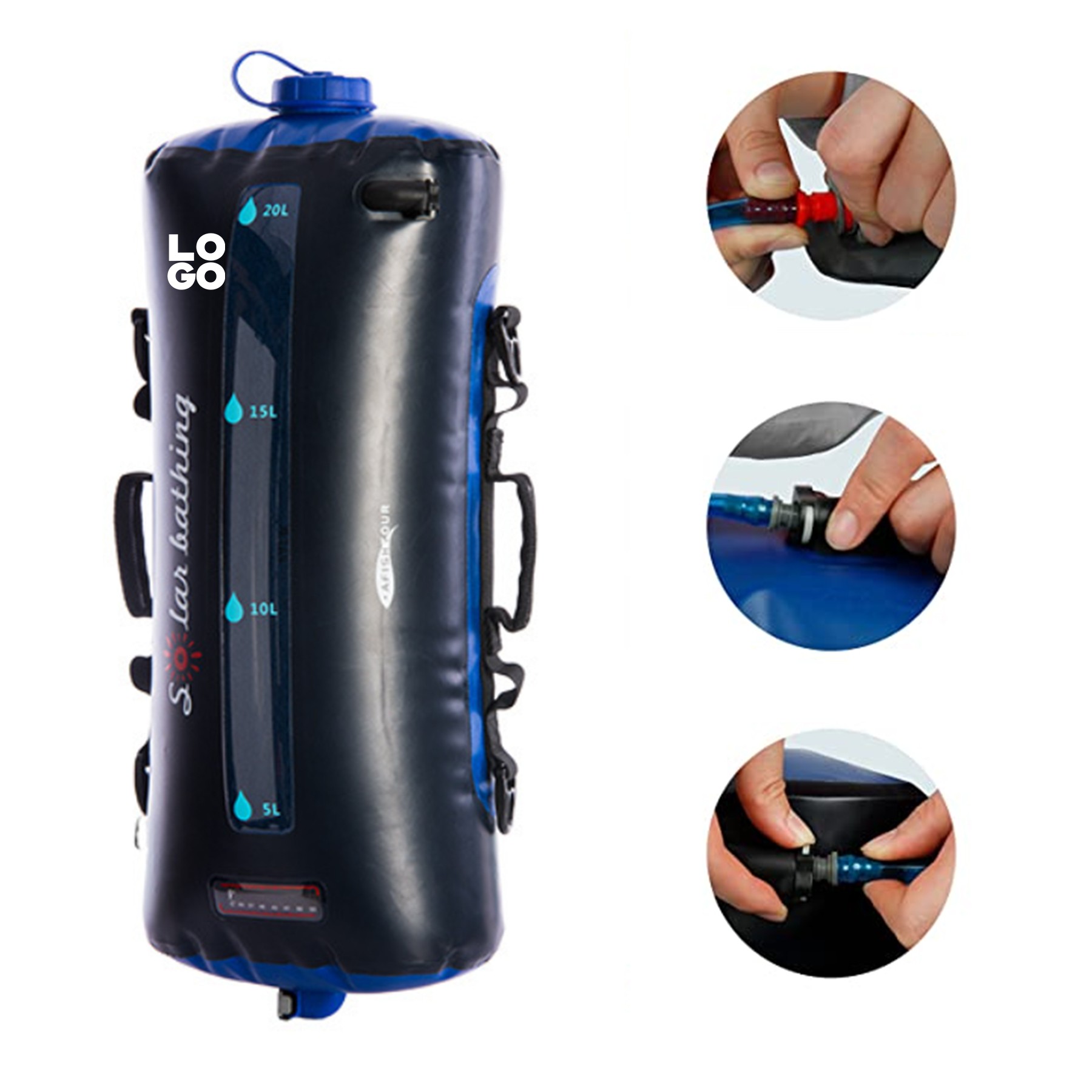 5.4 Gallons Camping Shower Bag