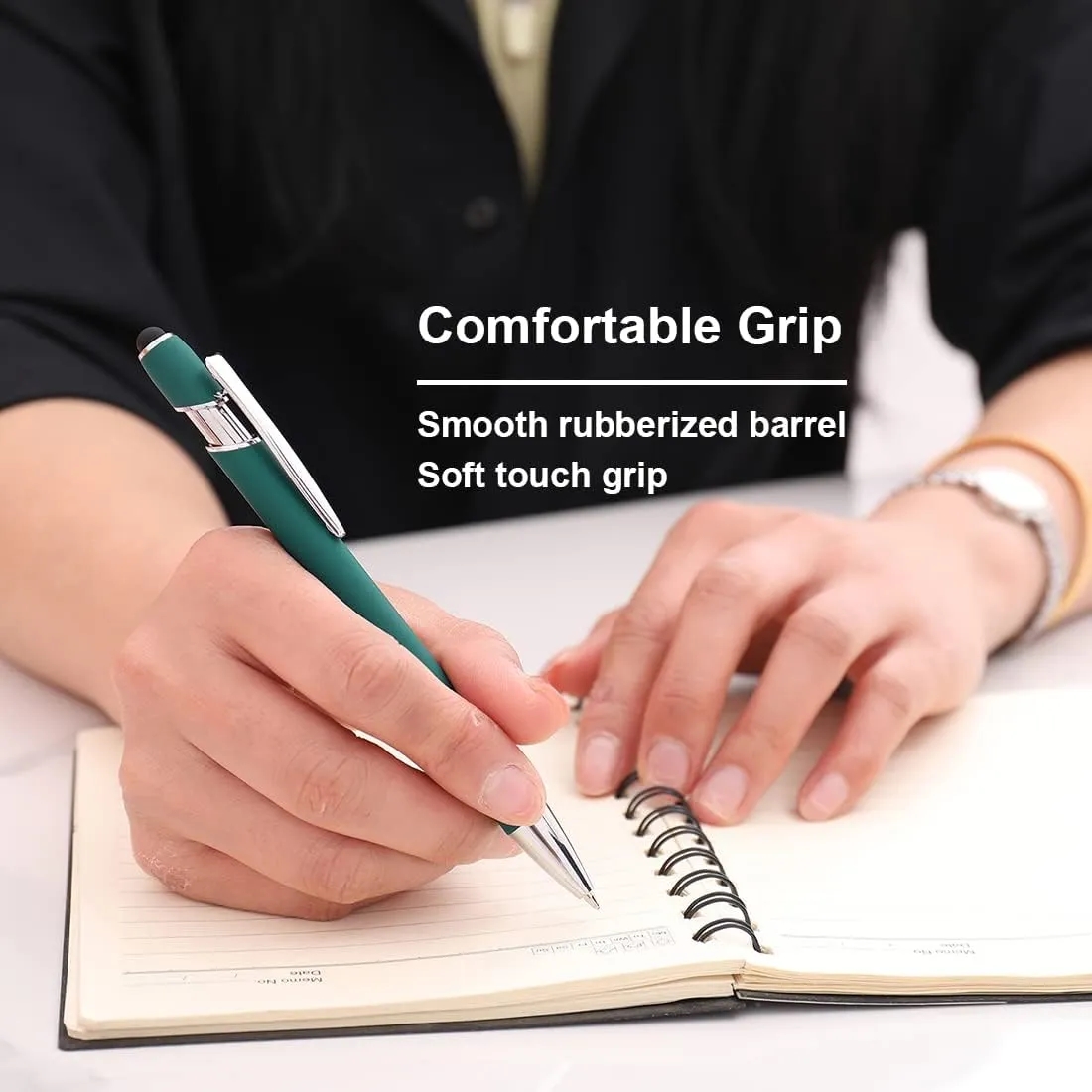 Aluminum Ballpoint Pens with Screens Touch Stylus Tips 4