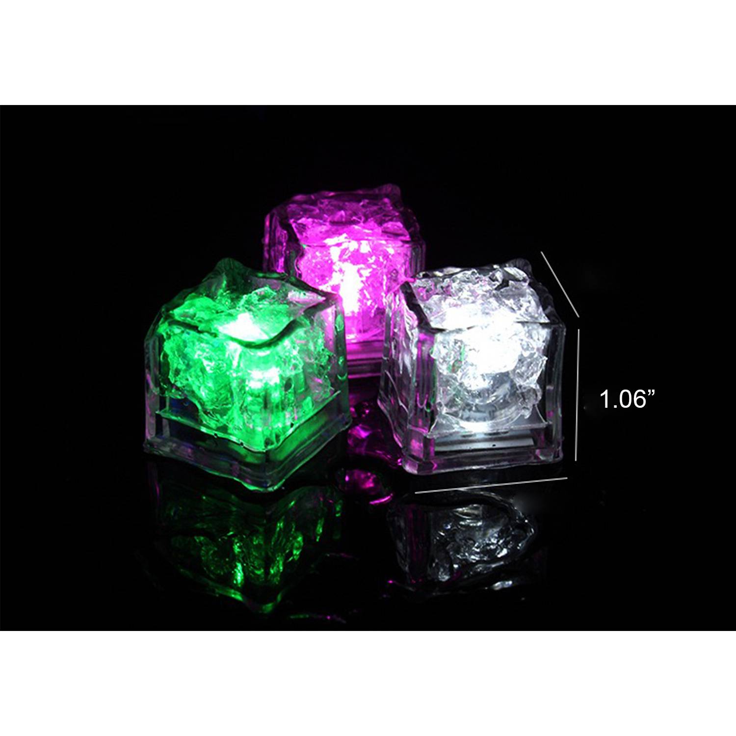 Light Up Colorful Flash Ice Cube 5