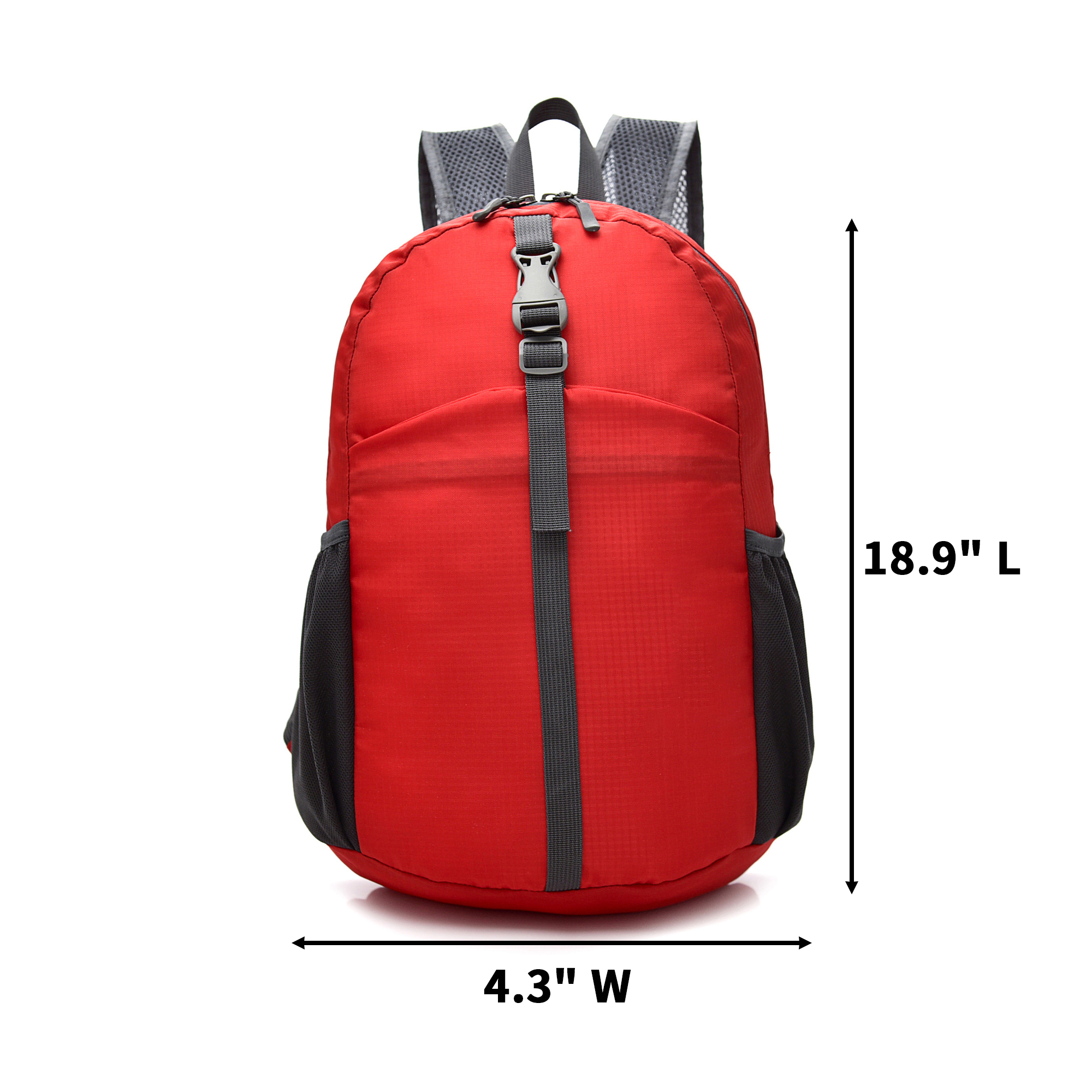 Foldable Waterproof Daypack Compact Storage 18.9" Length X 4.3" Width 2