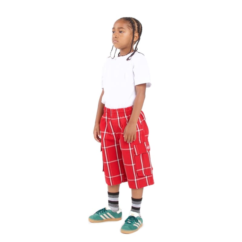 Shaka Wear Youth Plaid Shorts 3