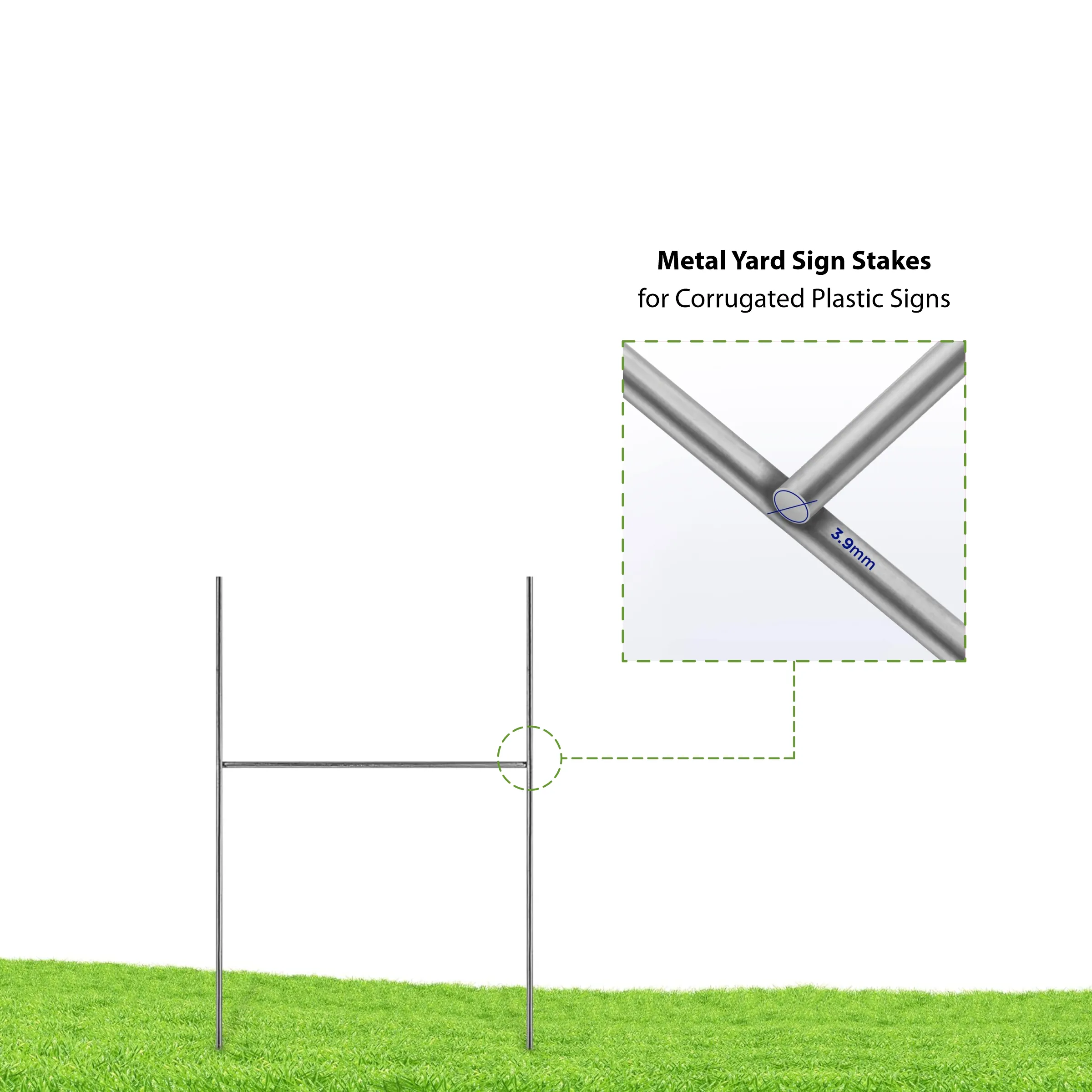 12" x 18" Full-Color Double-Sided Corrugated Yard Sign 1