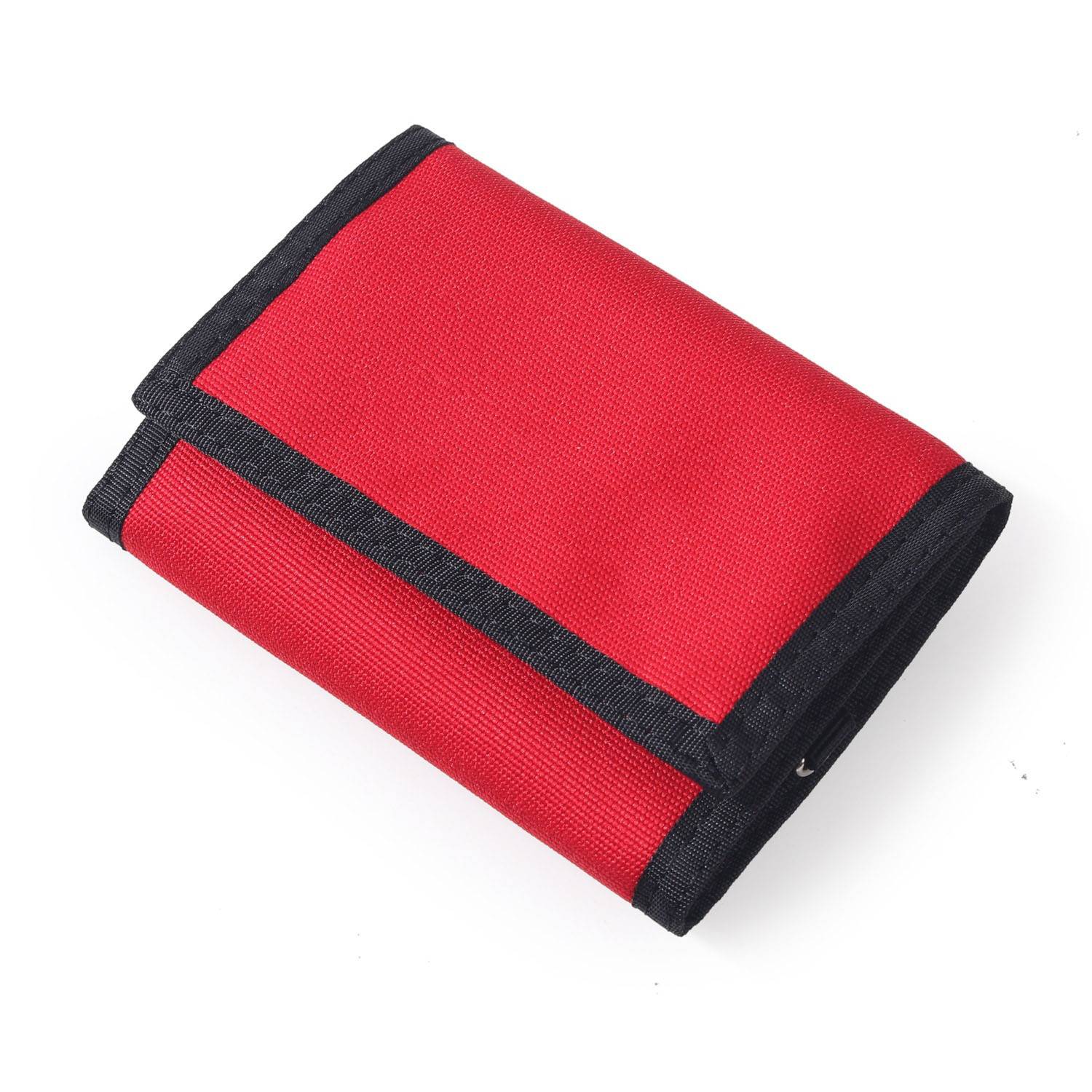 Trifold Canvas Outdoor Sports Wallet with Magic Sticker 7