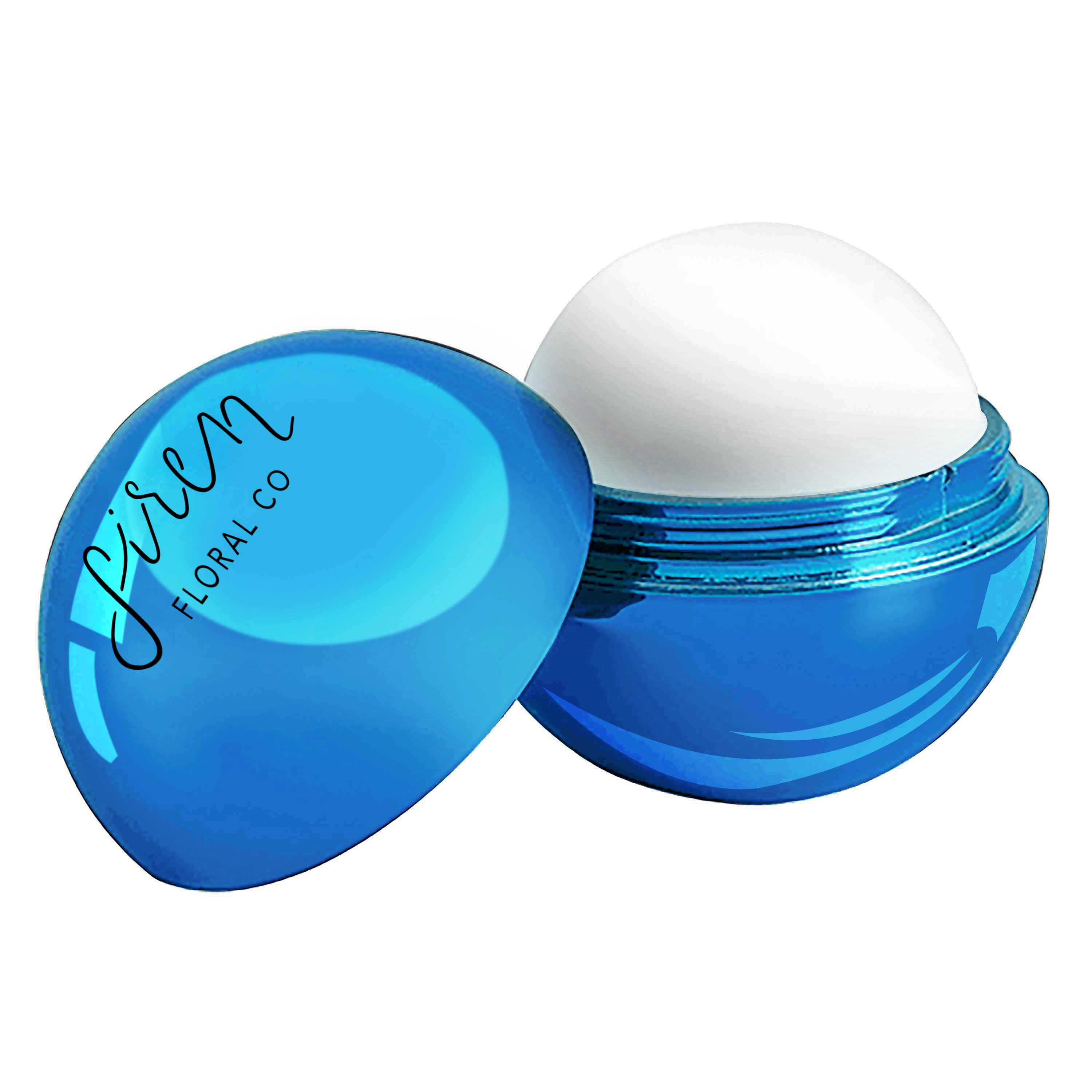 Metallic Finish Round Lip Balm 6