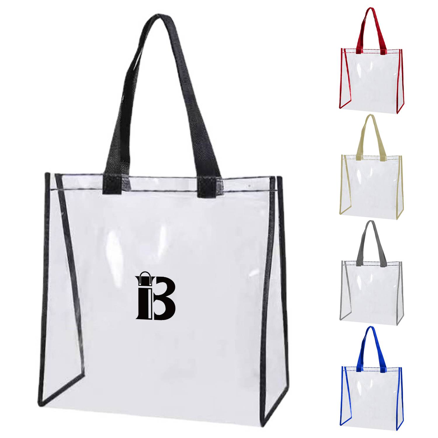 PVC Clear Stadium Open Tote Bag 2