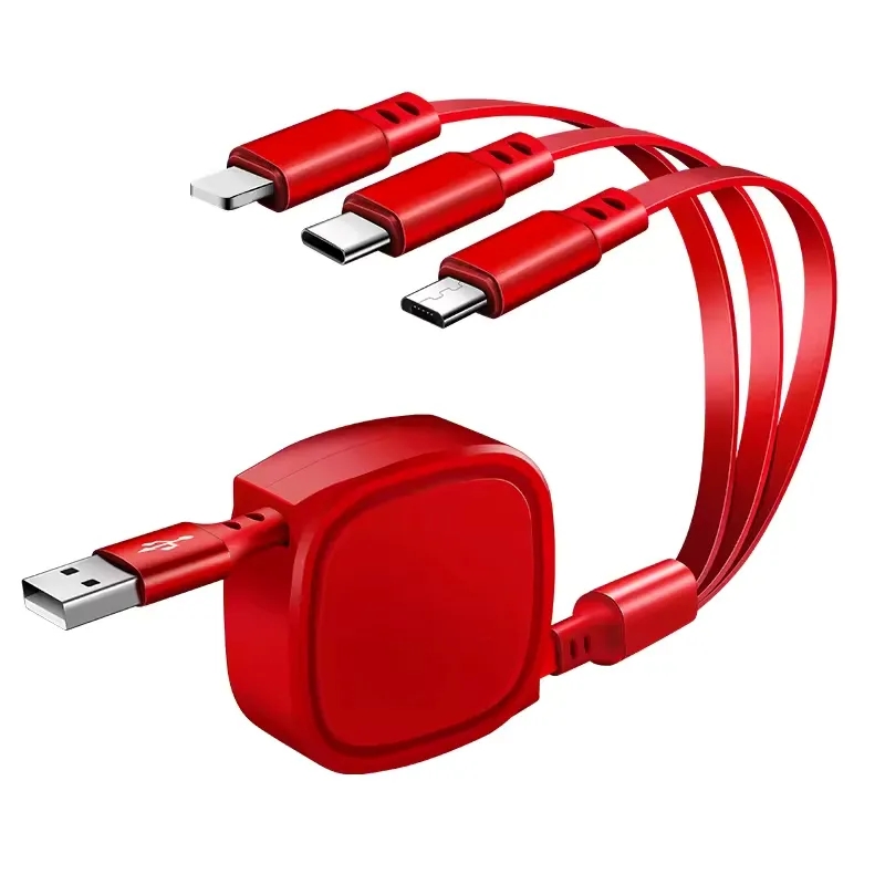 3-In-1 Retractable Charging Cable 1