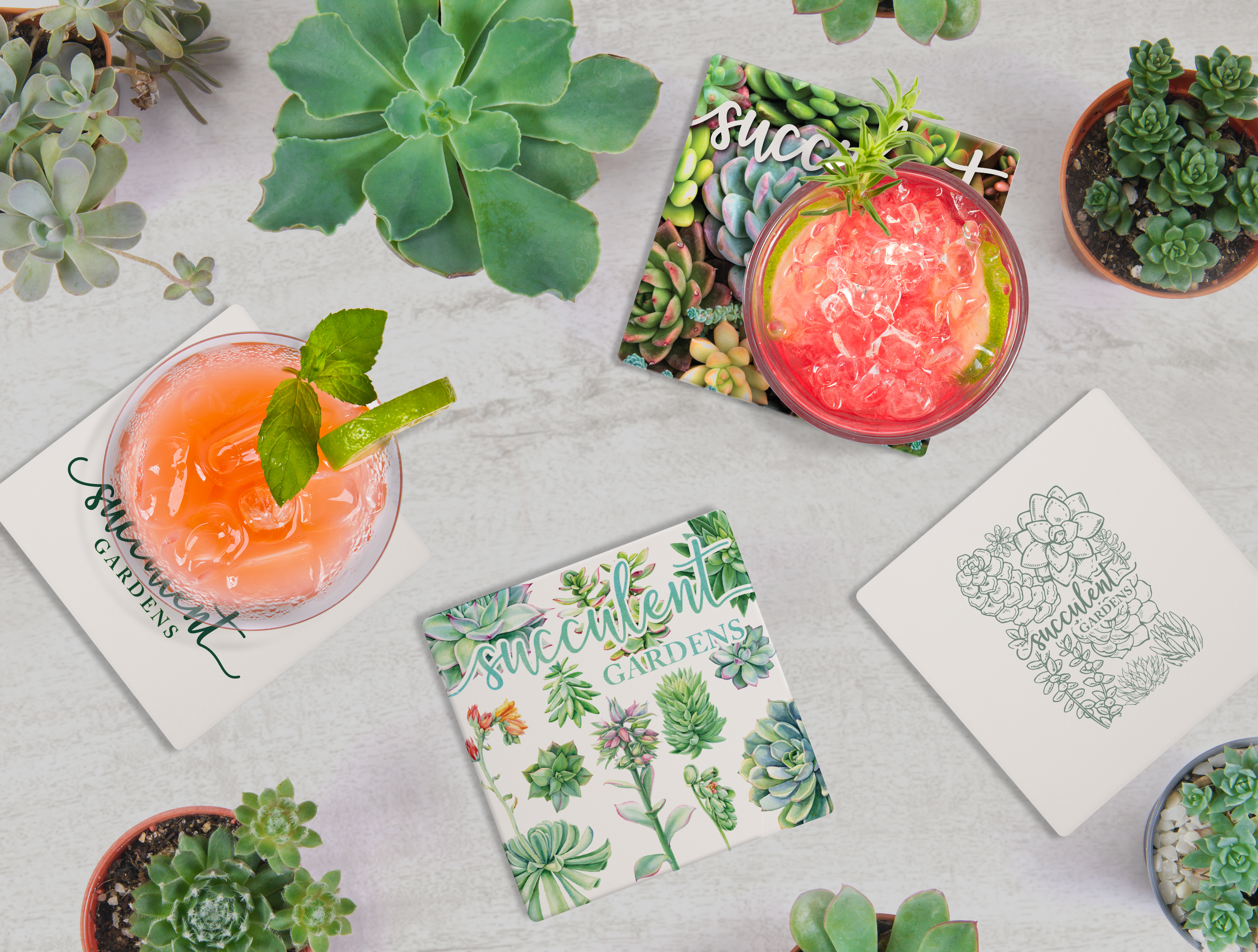 Square Coaster Set 6